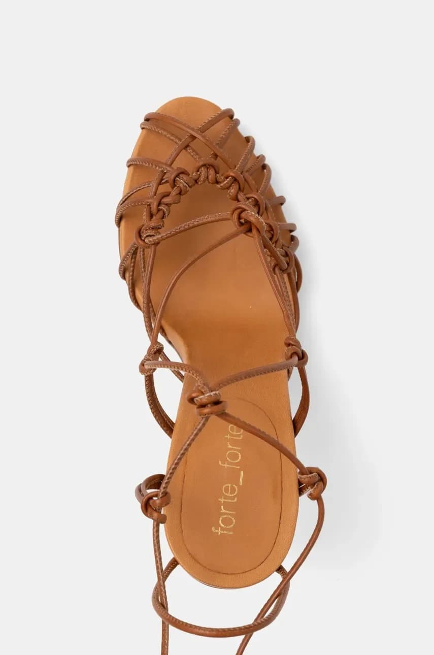 Кожаные сандалии - фото 4