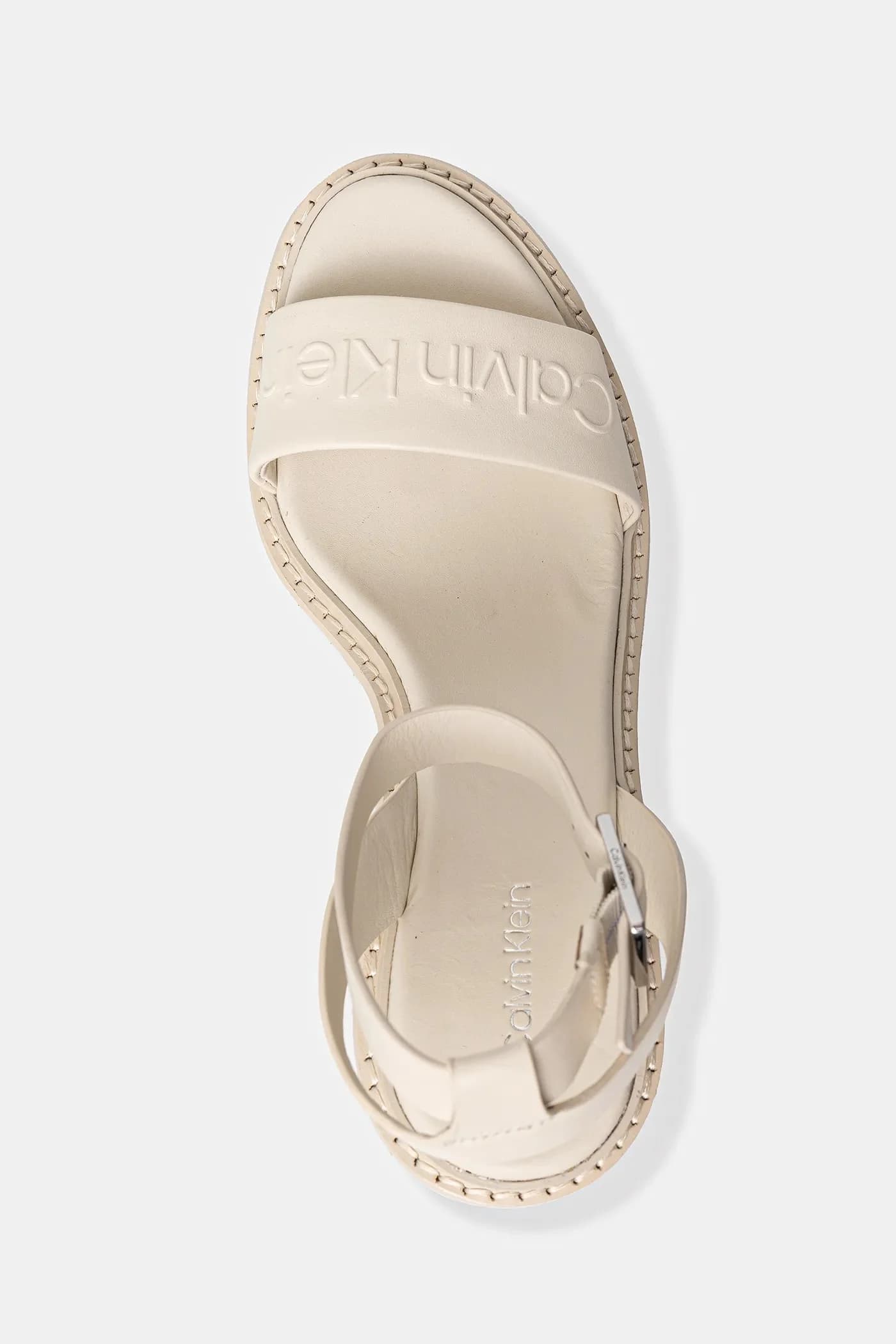 Кожаные сандалии WEDGE SANDAL 70 - HE - фото 4