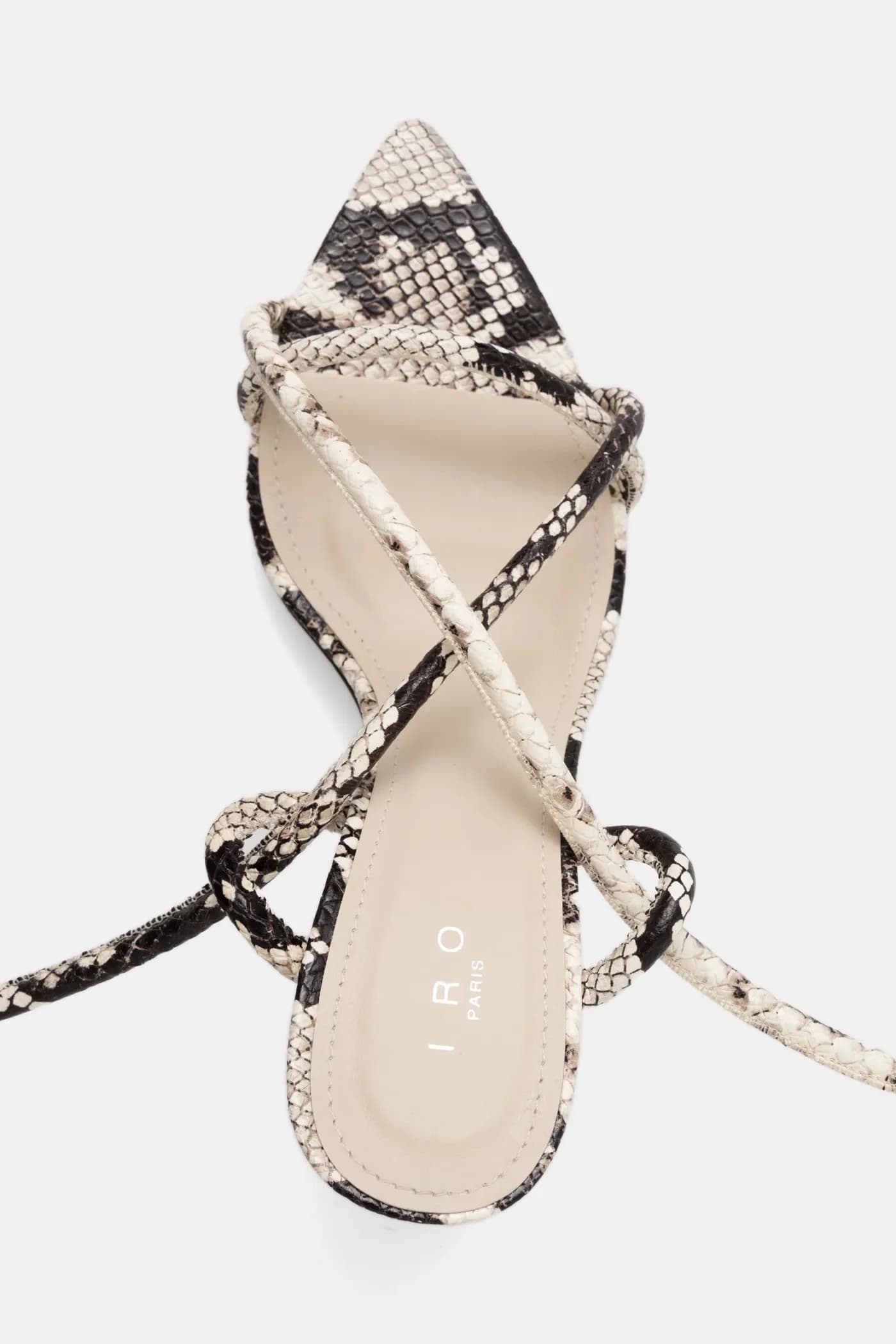 босоножки с эффектом потертости - фото 5