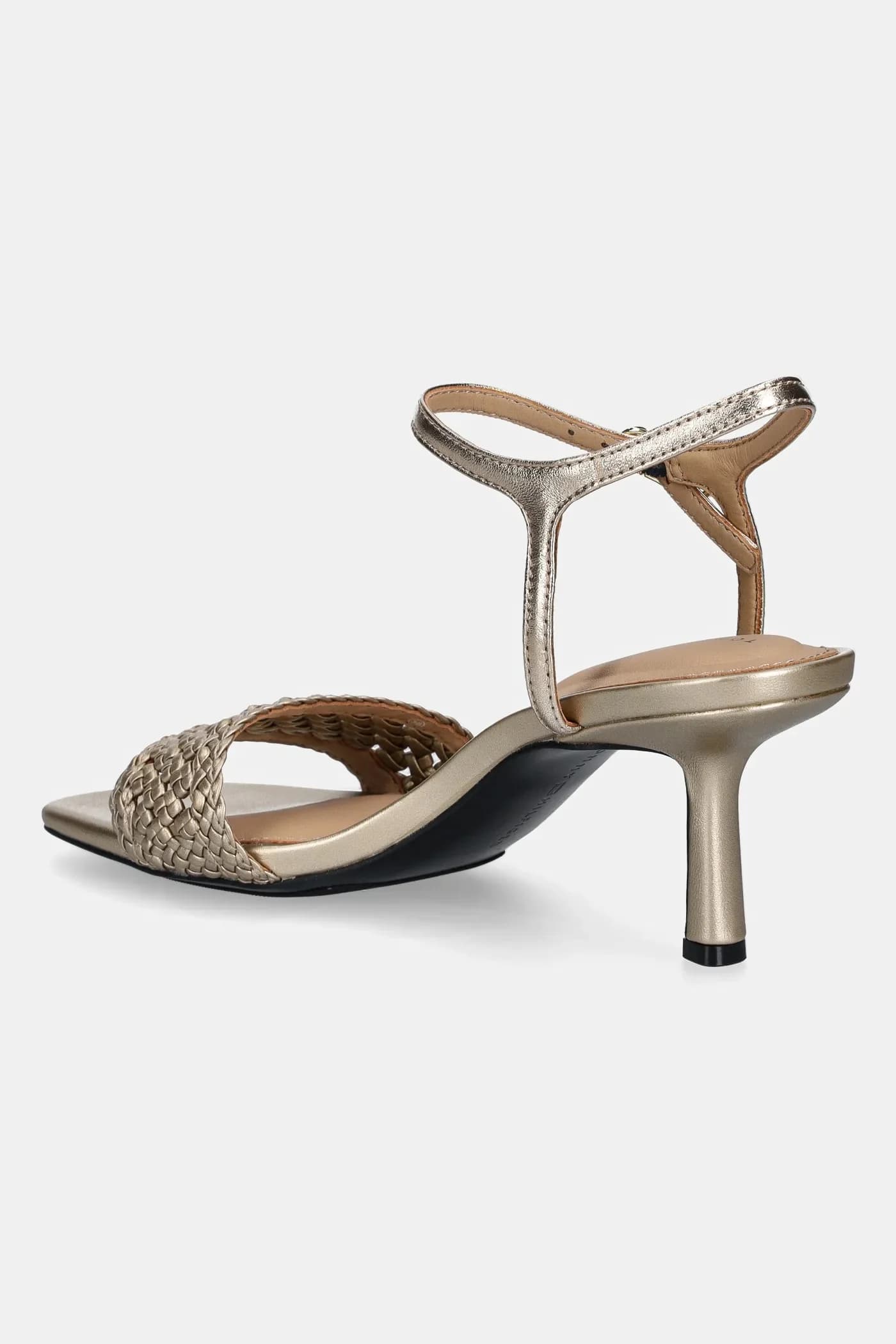 босоножки METALLIC LTHR KITTEN SANDAL - фото 3