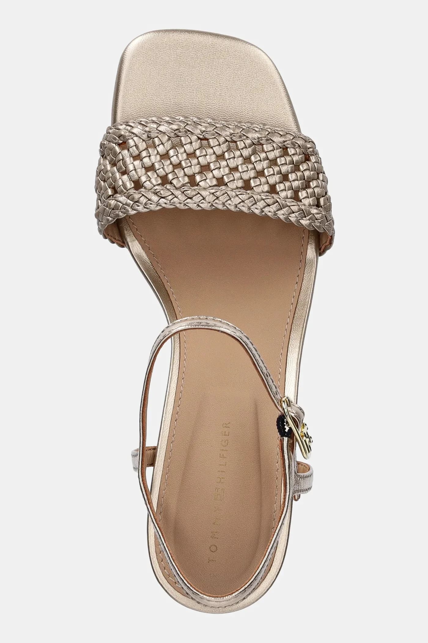 босоножки METALLIC LTHR KITTEN SANDAL - фото 4