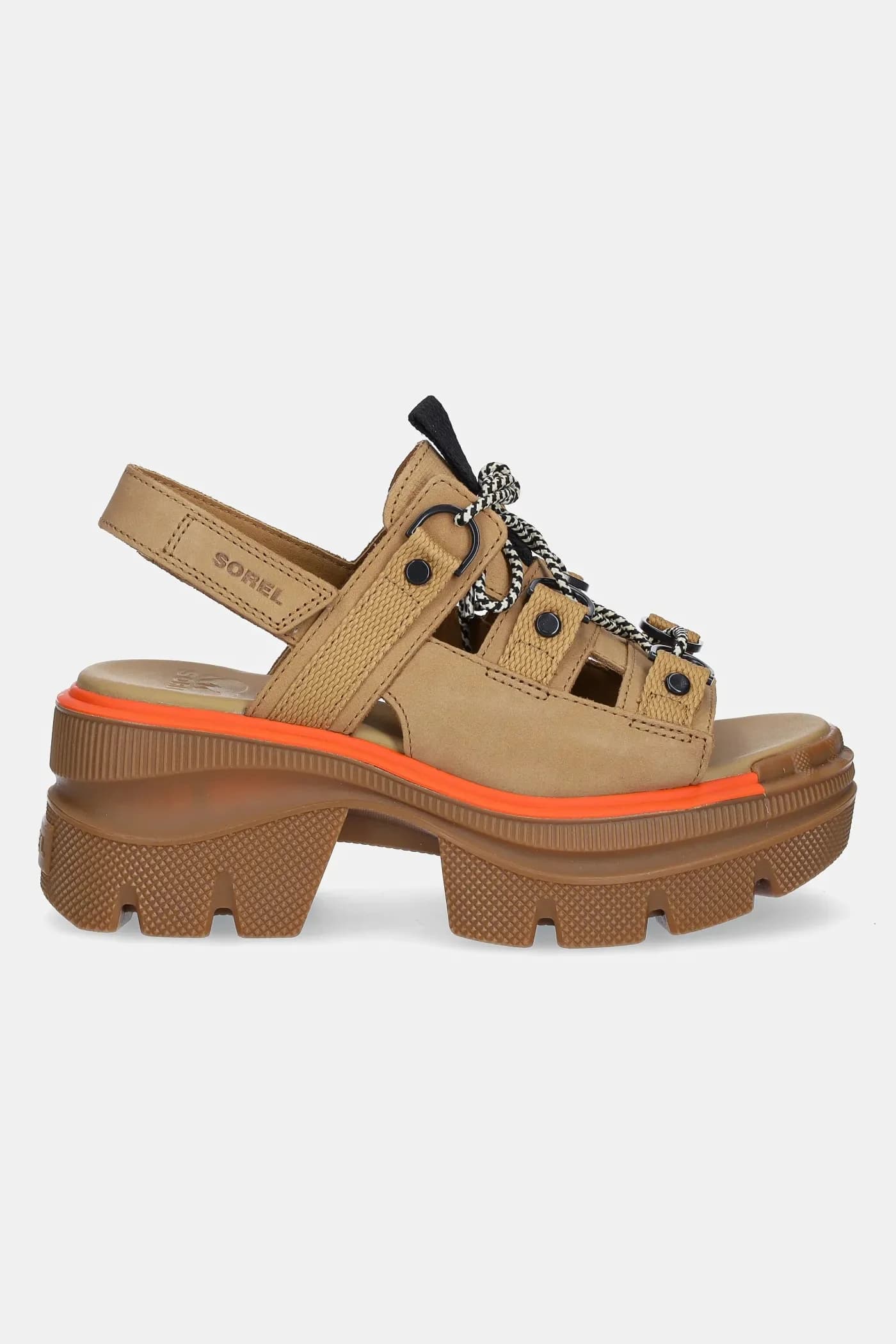 Сандалии REIN CB LACE PLATFORM HE из нубука - фото 2