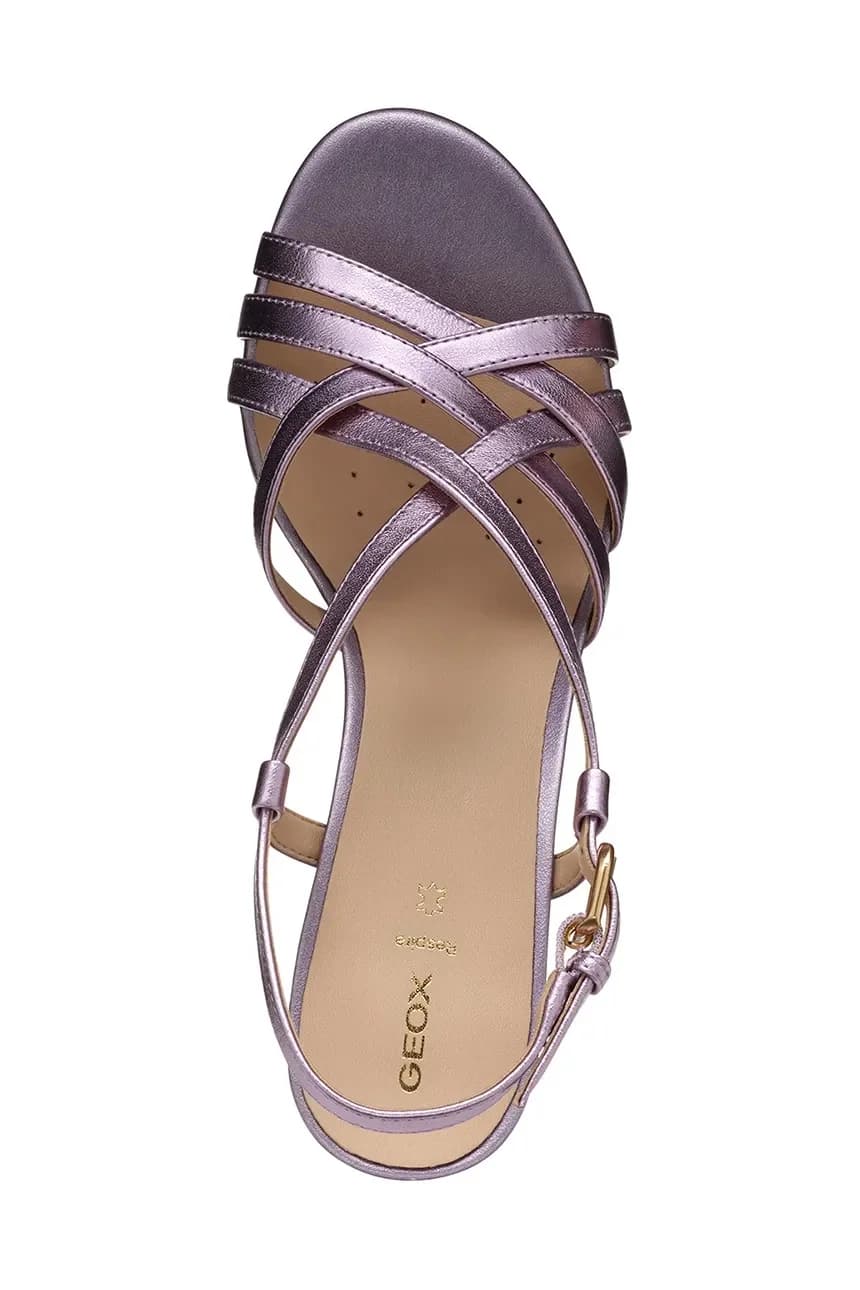 Кожаные сандалии D VIRNLISA 65 S - фото 5