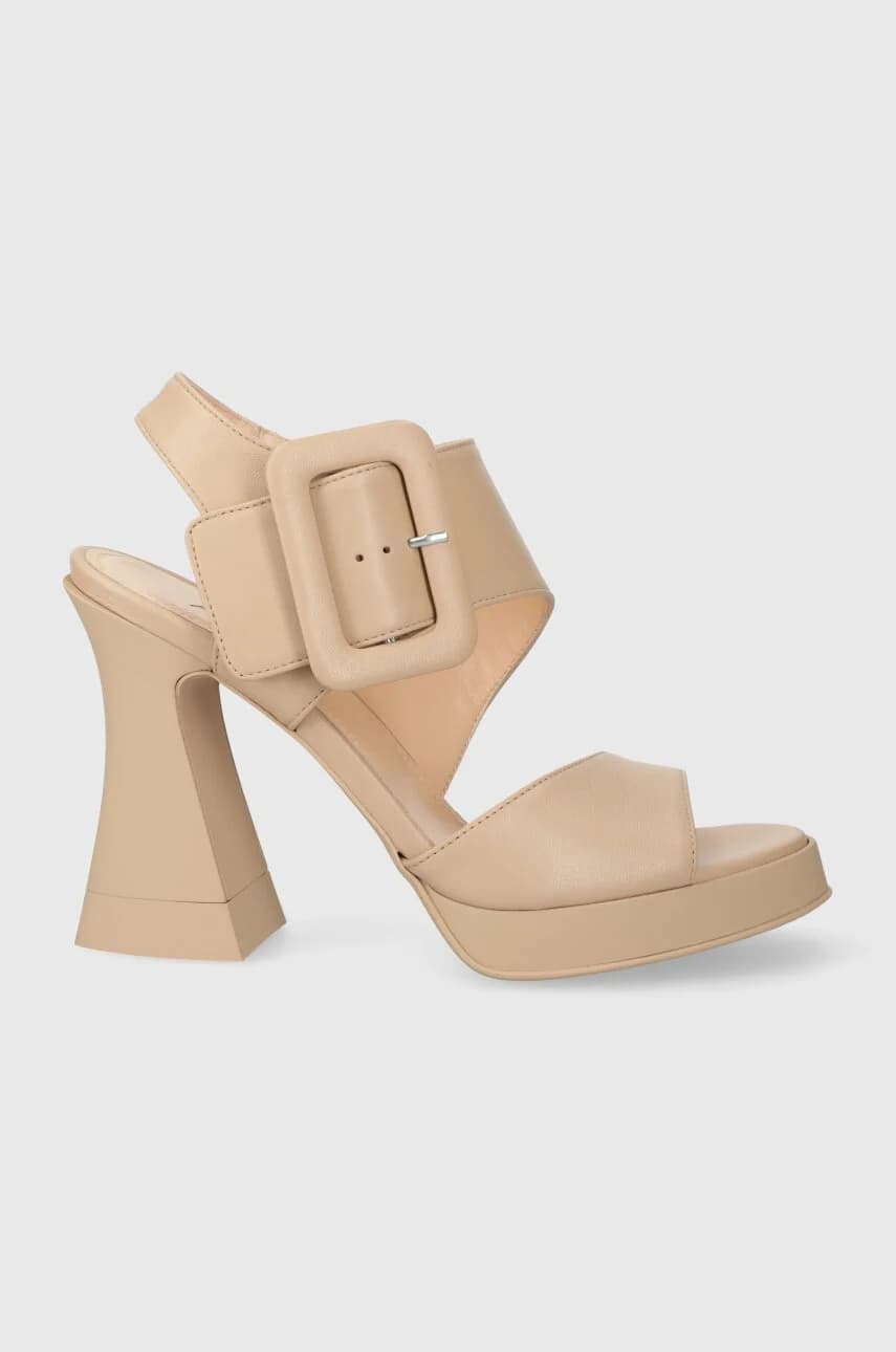 кожаные сандалии JANIS