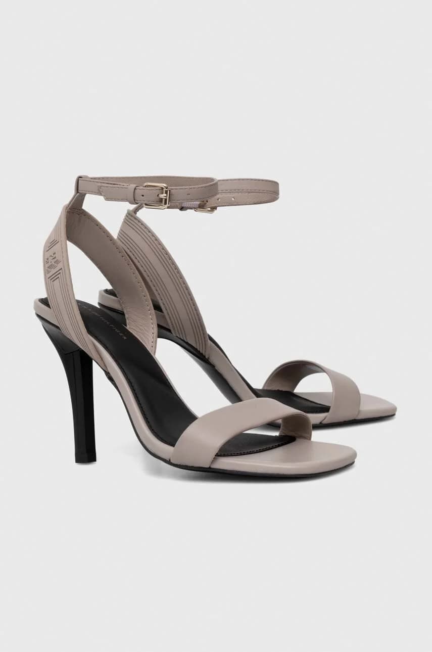 Сандалии SPORTY LEATHER на высоком каблуке - фото 2