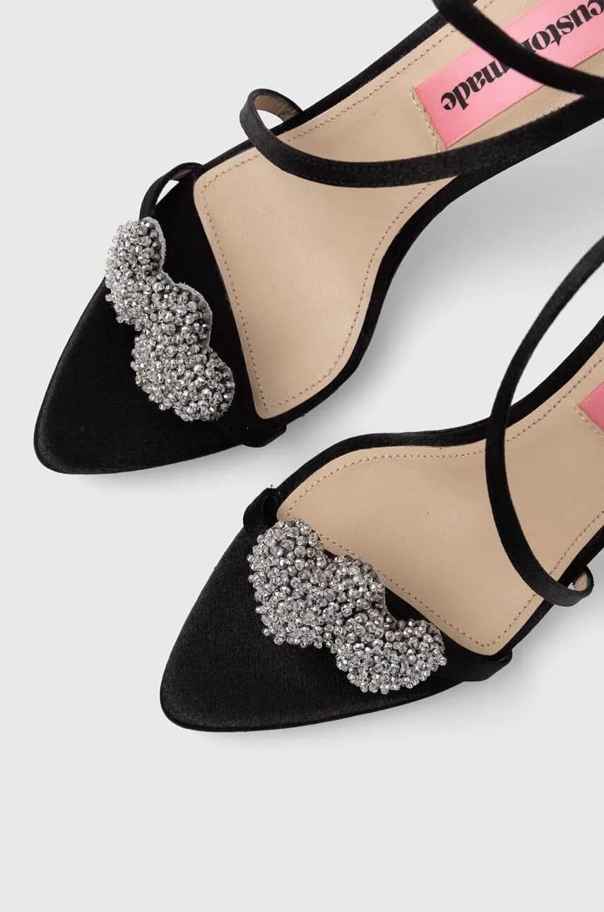 босоножки Amy Satin Heart - фото 4