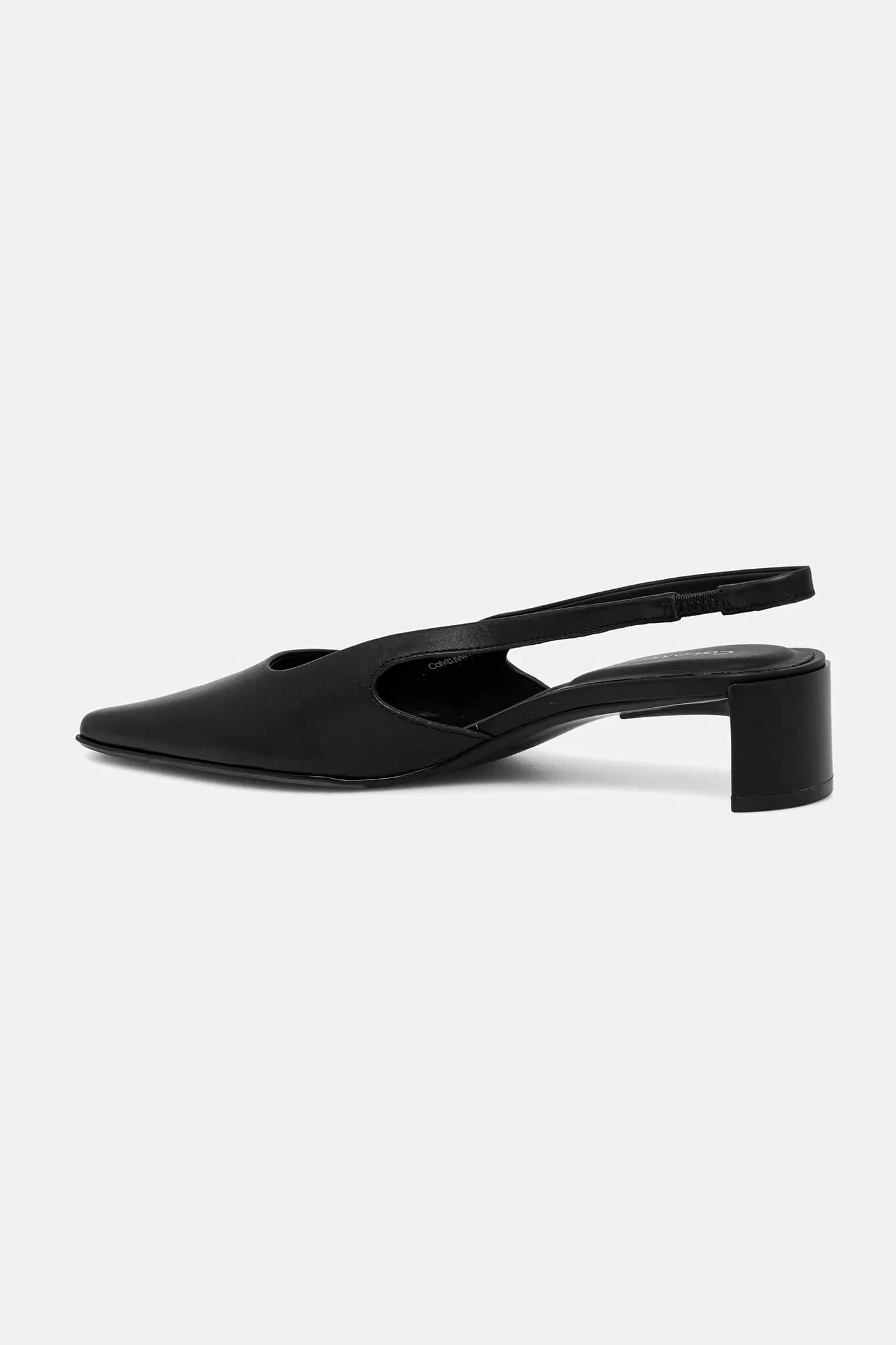 SET BACK HEEL PUMP SLINGBACK LTH кожаные туфли - фото 2