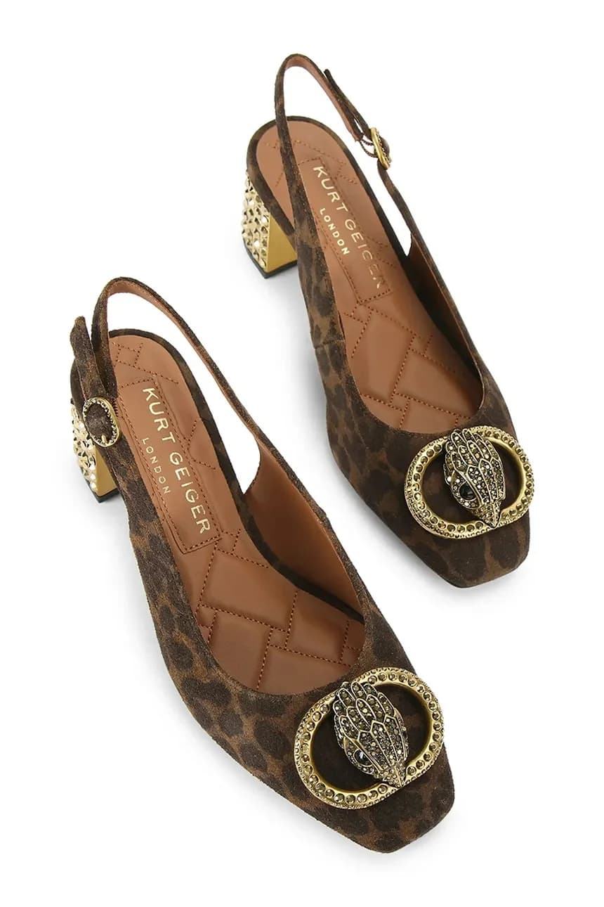 замшевые туфли Chelsea Block с ремешком на пятке - фото 2