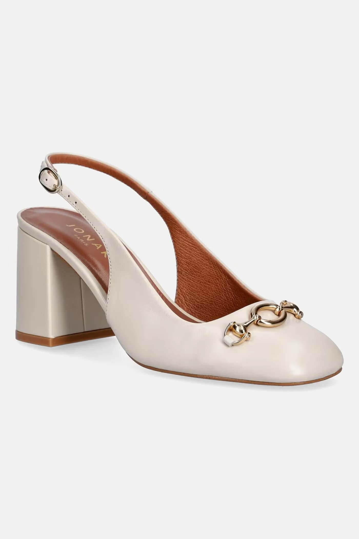 DECOUV CUIR VIEILLI кожаные туфли цвета экрю