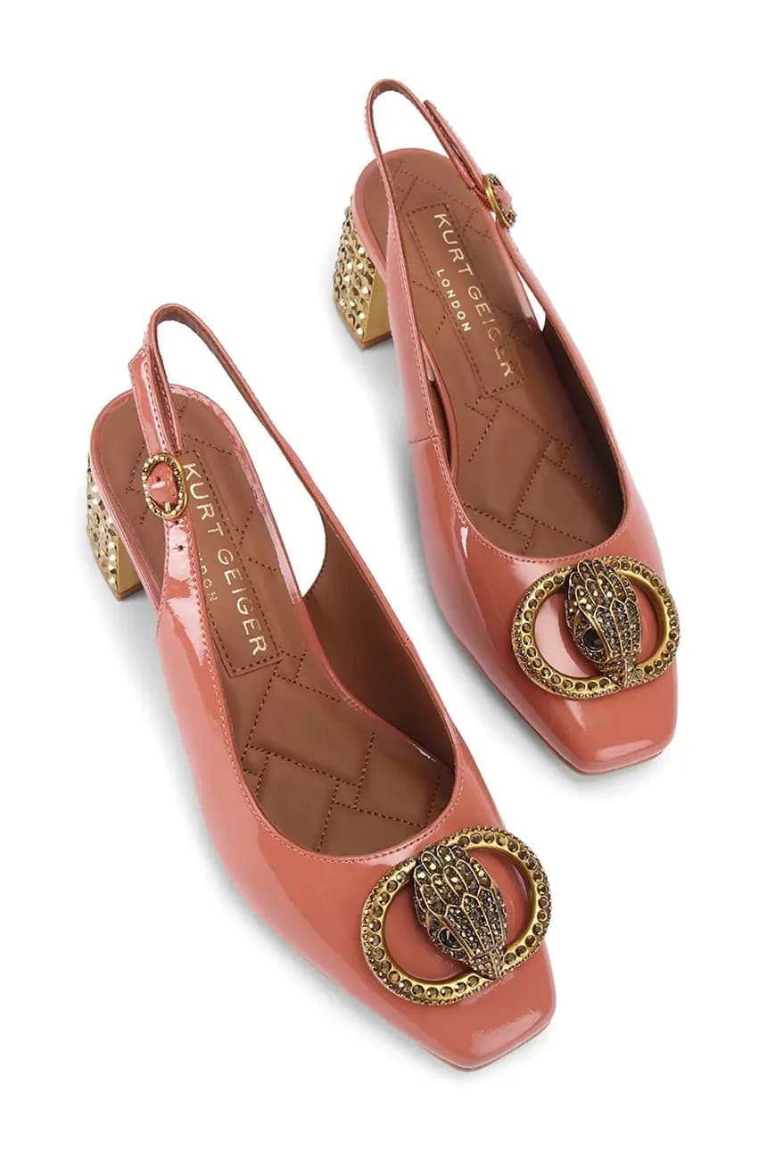 Кожаные туфли Chelsea с открытой пяткой - фото 2