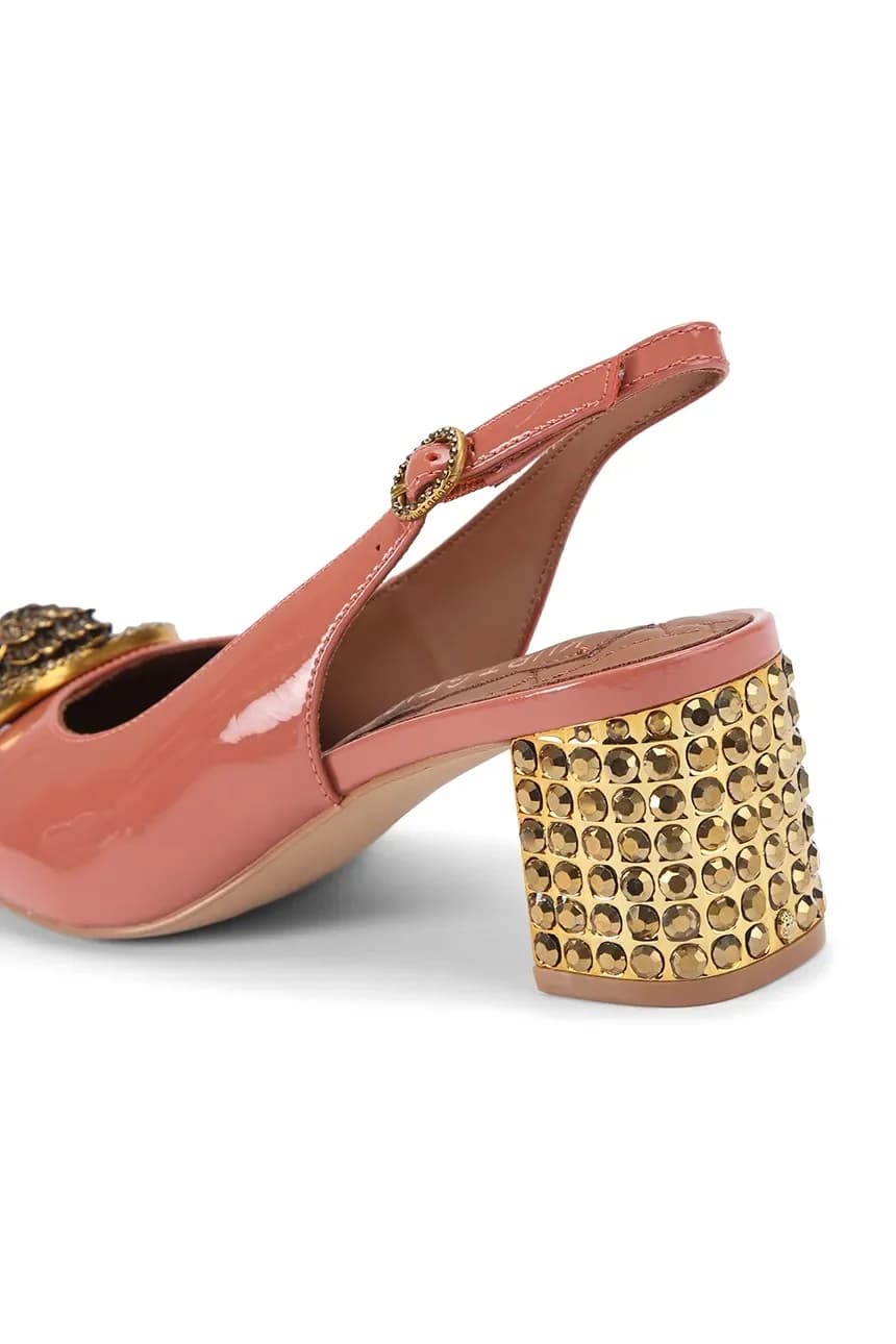 Кожаные туфли Chelsea с открытой пяткой - фото 5