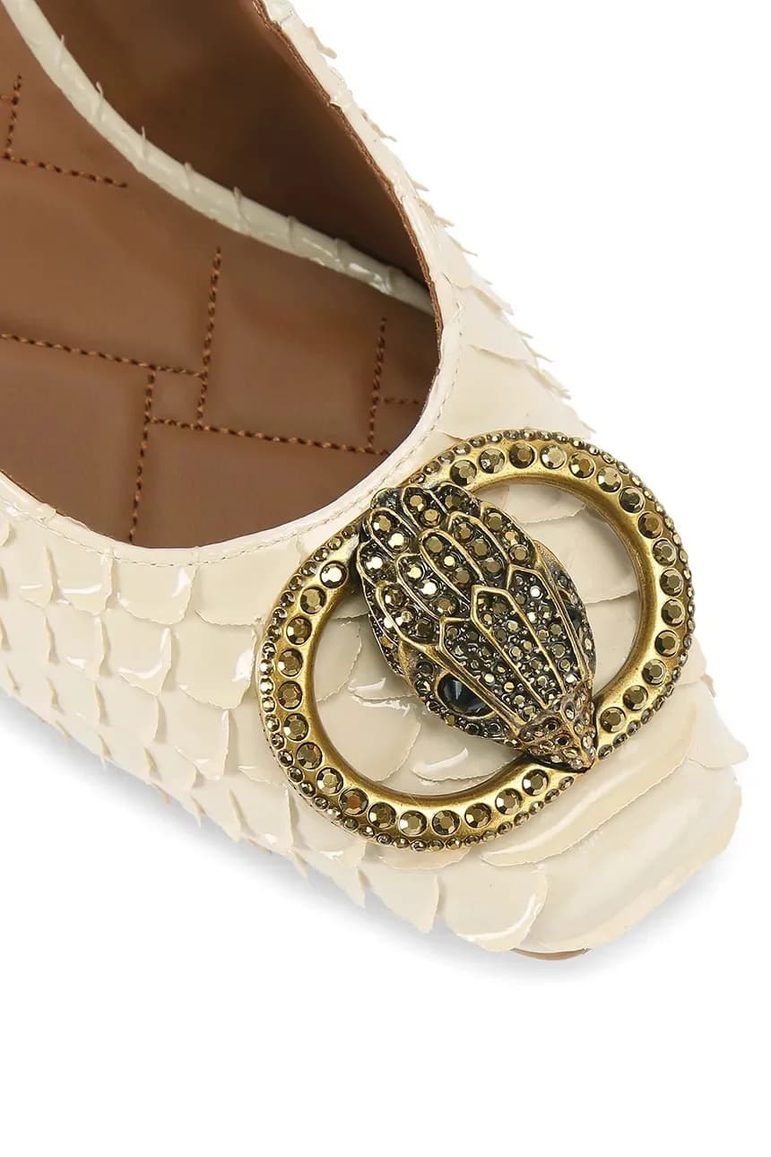 Кожаные туфли Chelsea с открытой пяткой - фото 3