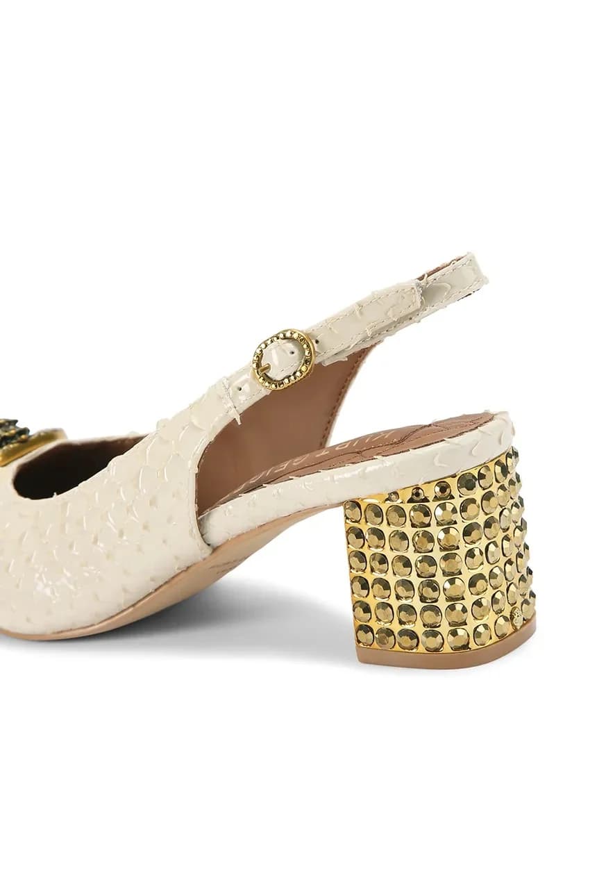 Кожаные туфли Chelsea с открытой пяткой - фото 5