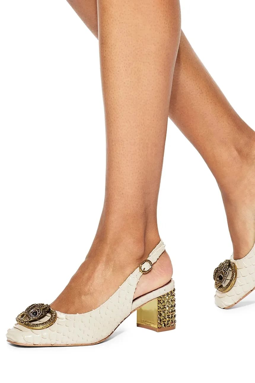 Кожаные туфли Chelsea с открытой пяткой - фото 6