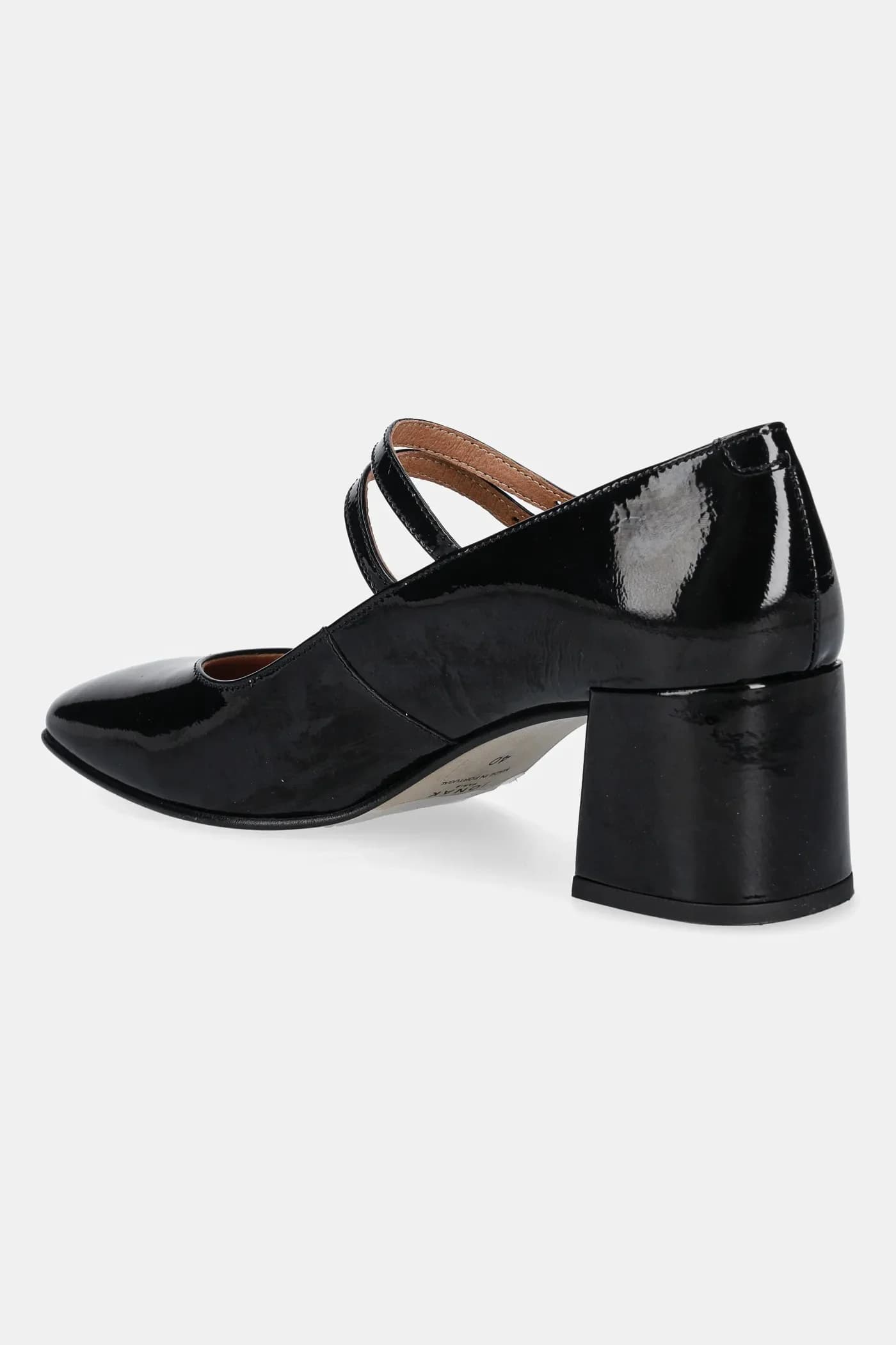 кожаные туфли ALIENAR VERNIS PLISSE - фото 3