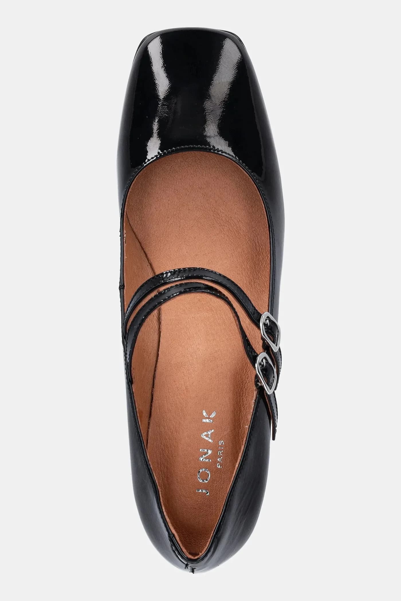 кожаные туфли ALIENAR VERNIS PLISSE - фото 4