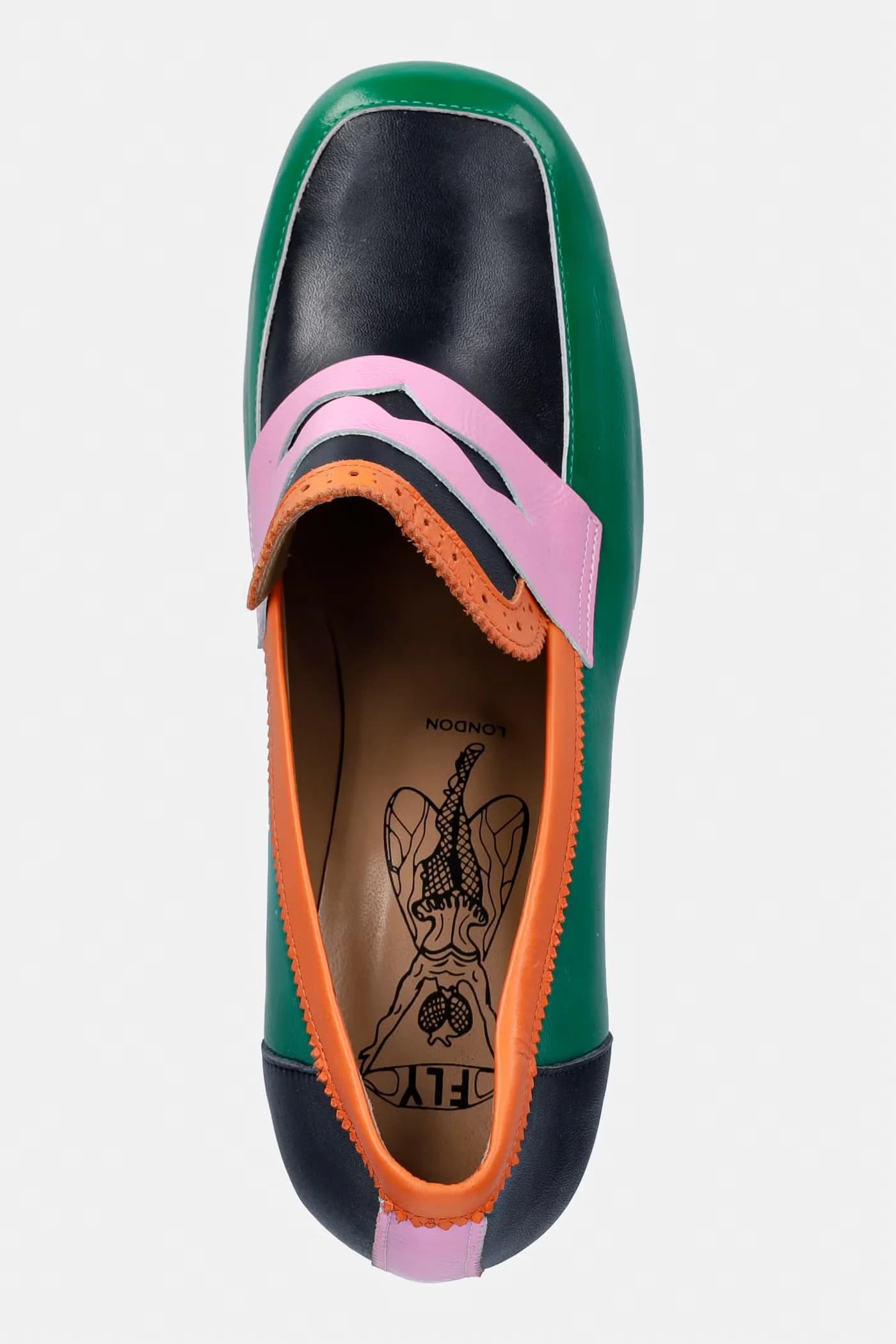 кожаные туфли EROK453FLY - фото 4