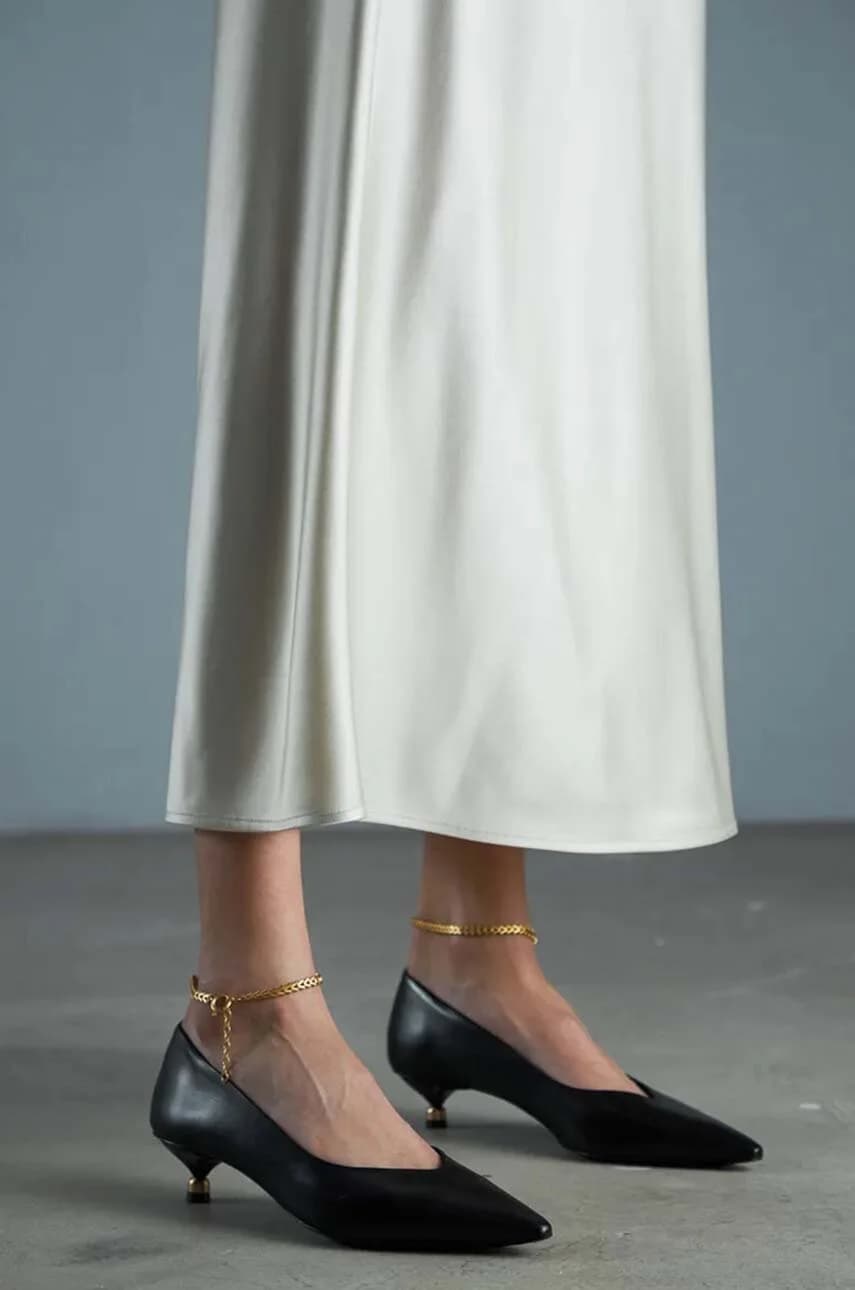 кожаные туфли Diana - фото 6