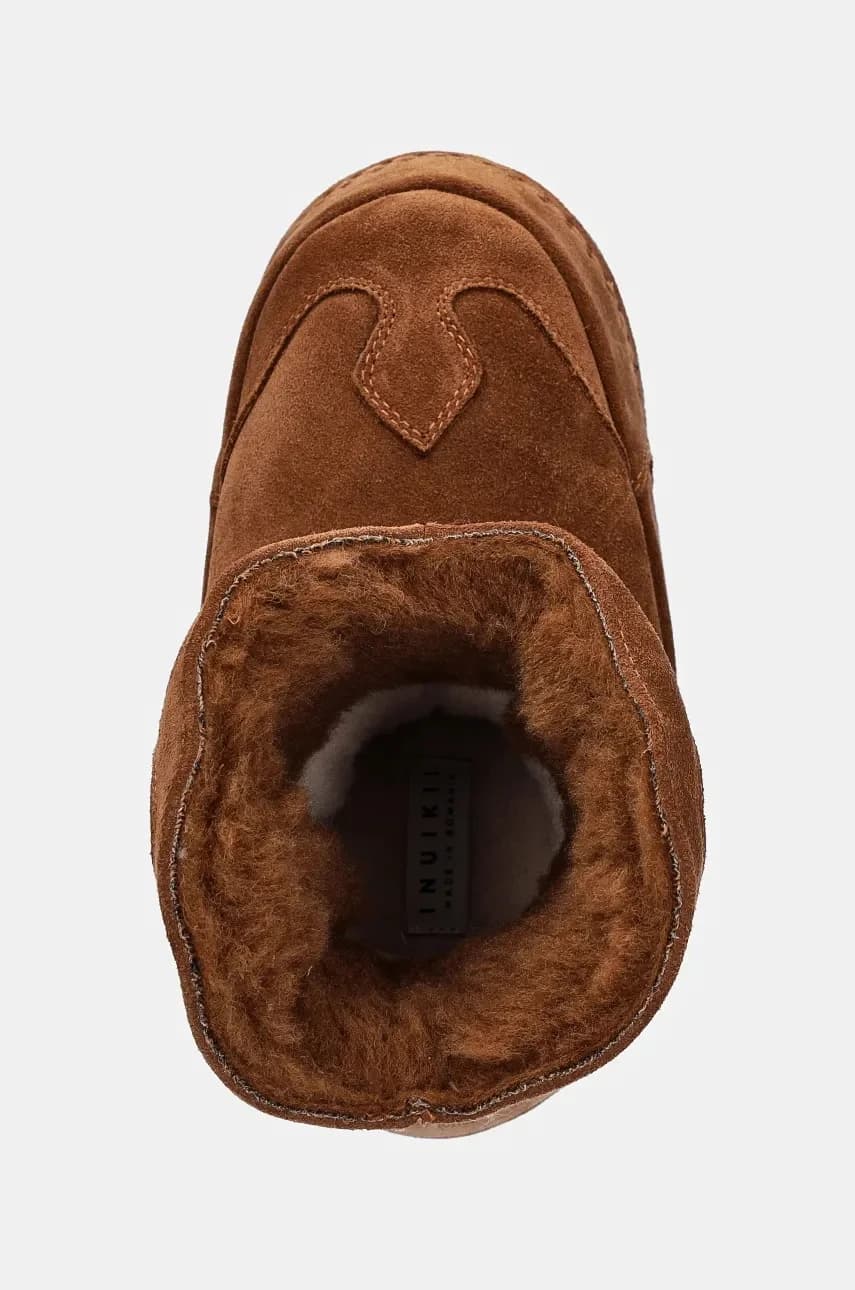 Замшевые зимние ботинки с вышивкой Cowboy - фото 4