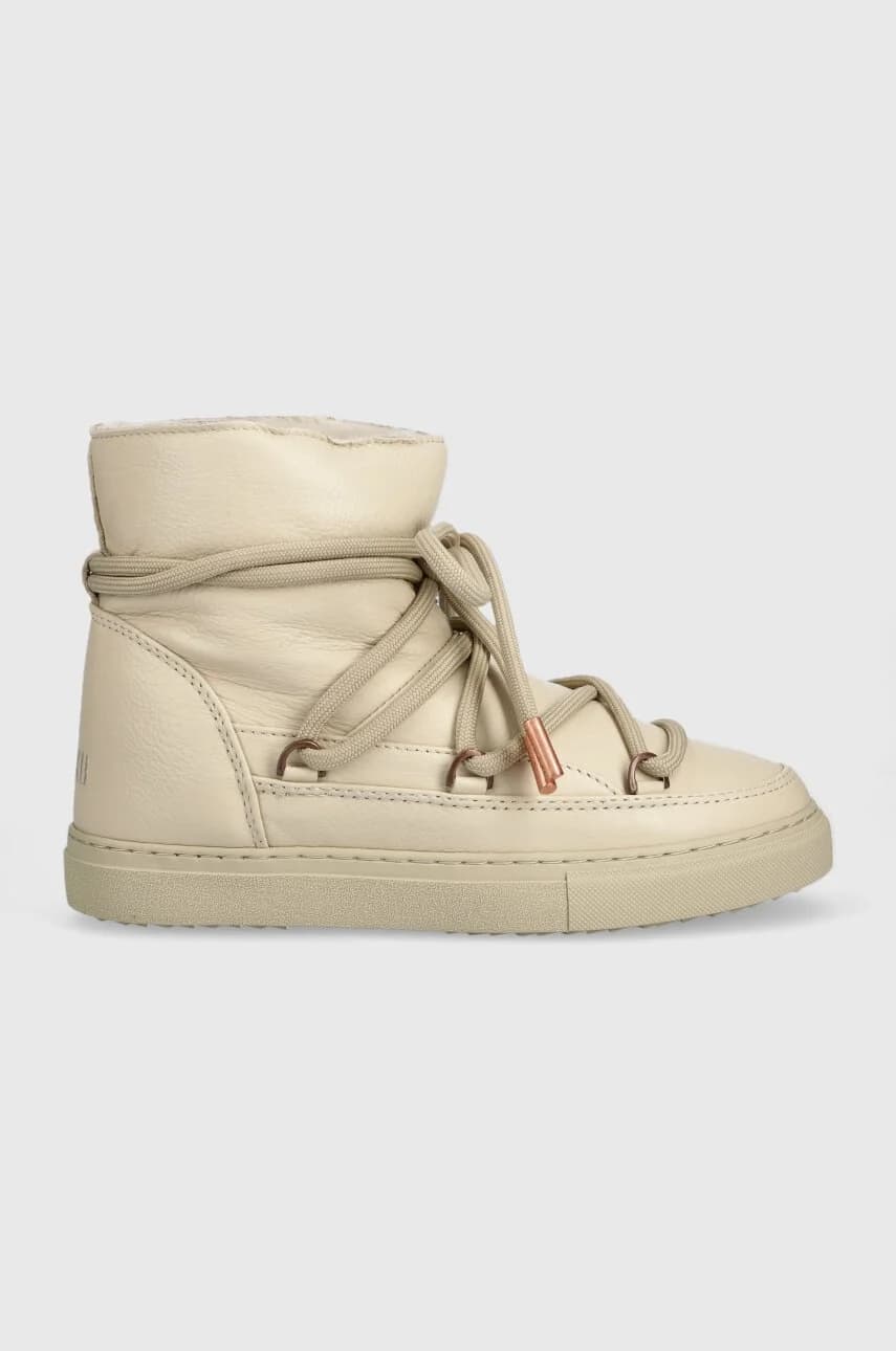 Полные кожаные зимние ботинки