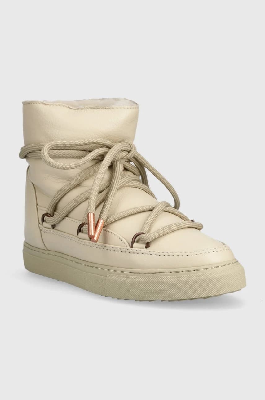 Полные кожаные зимние ботинки - фото 2