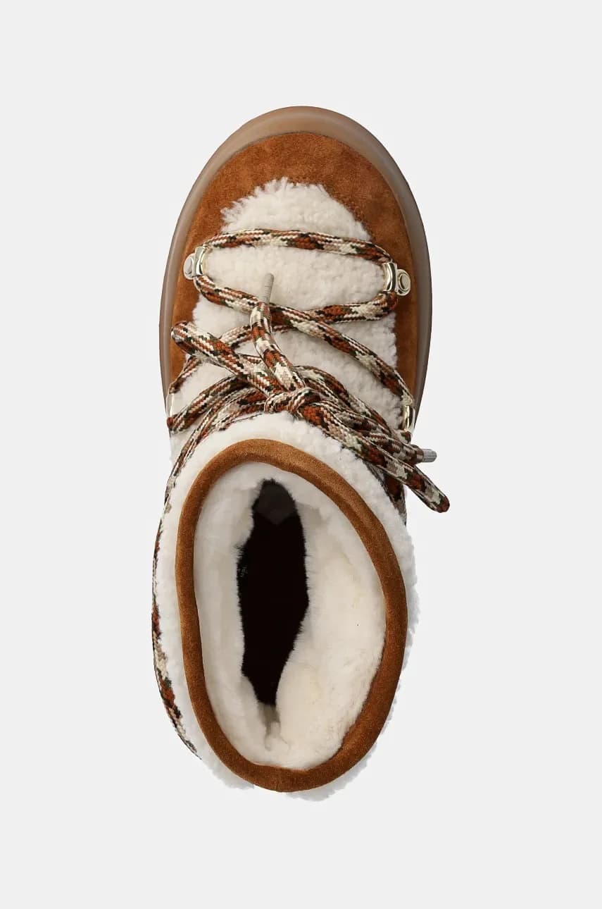 MB LUNA BOOT SHEARLING замшевые зимние ботинки - фото 4