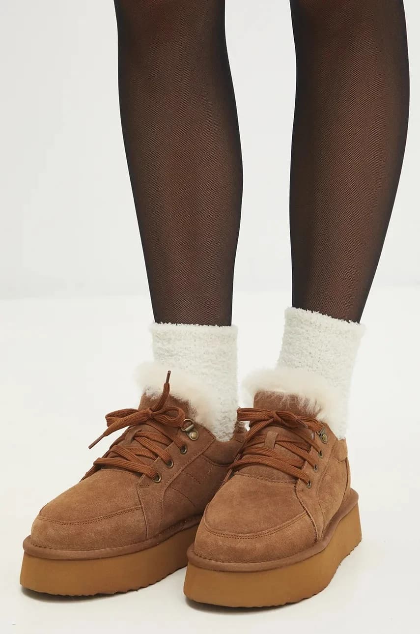 Замшевые зимние ботинки - фото 7
