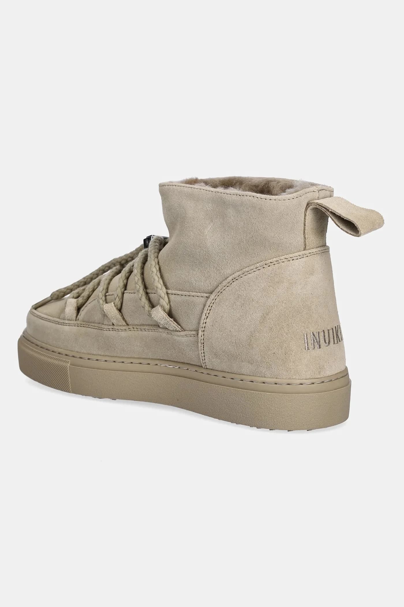 Классические низкие замшевые зимние ботинки - фото 3