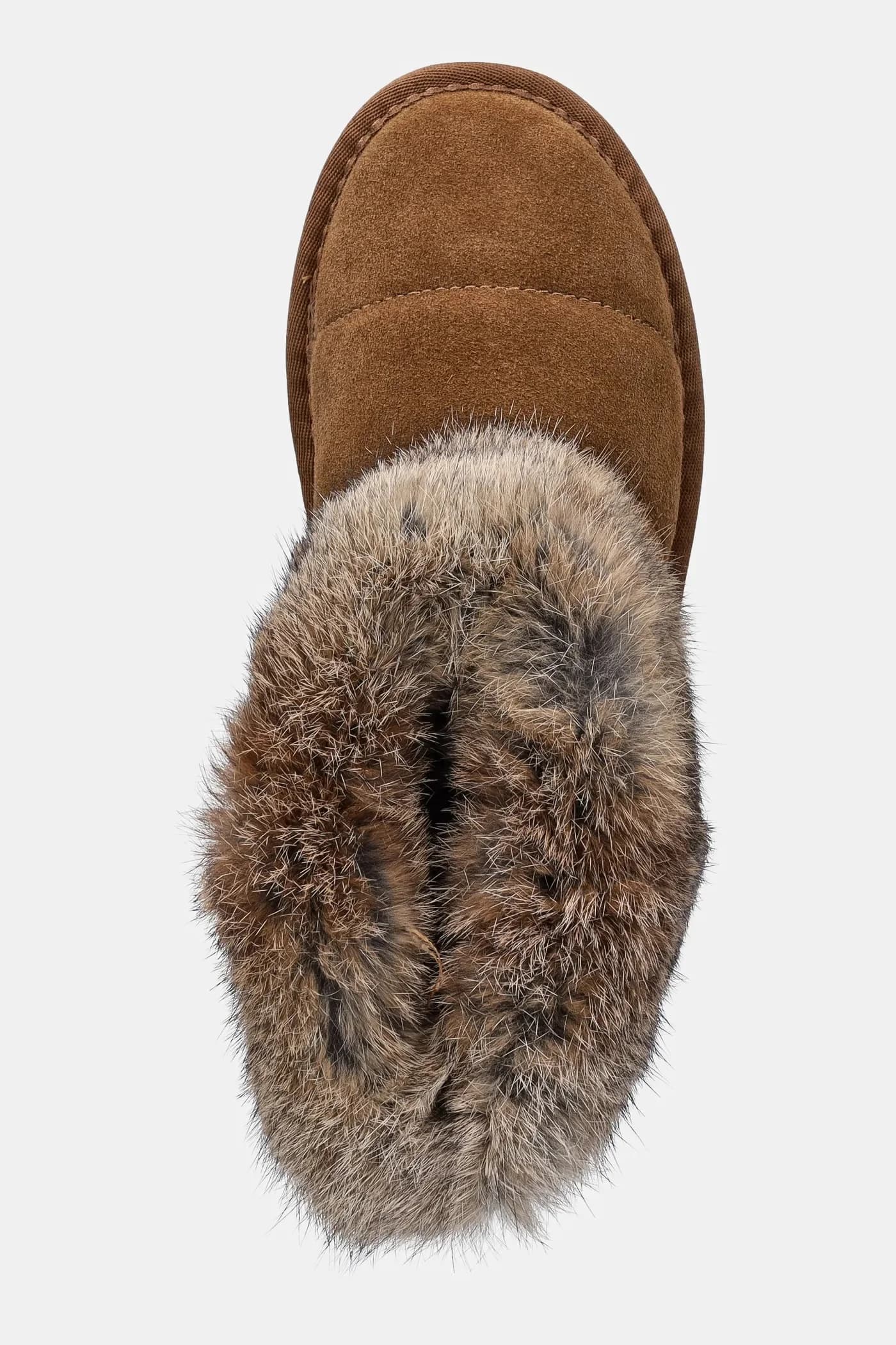 Замшевые зимние сапоги для девочек - фото 4