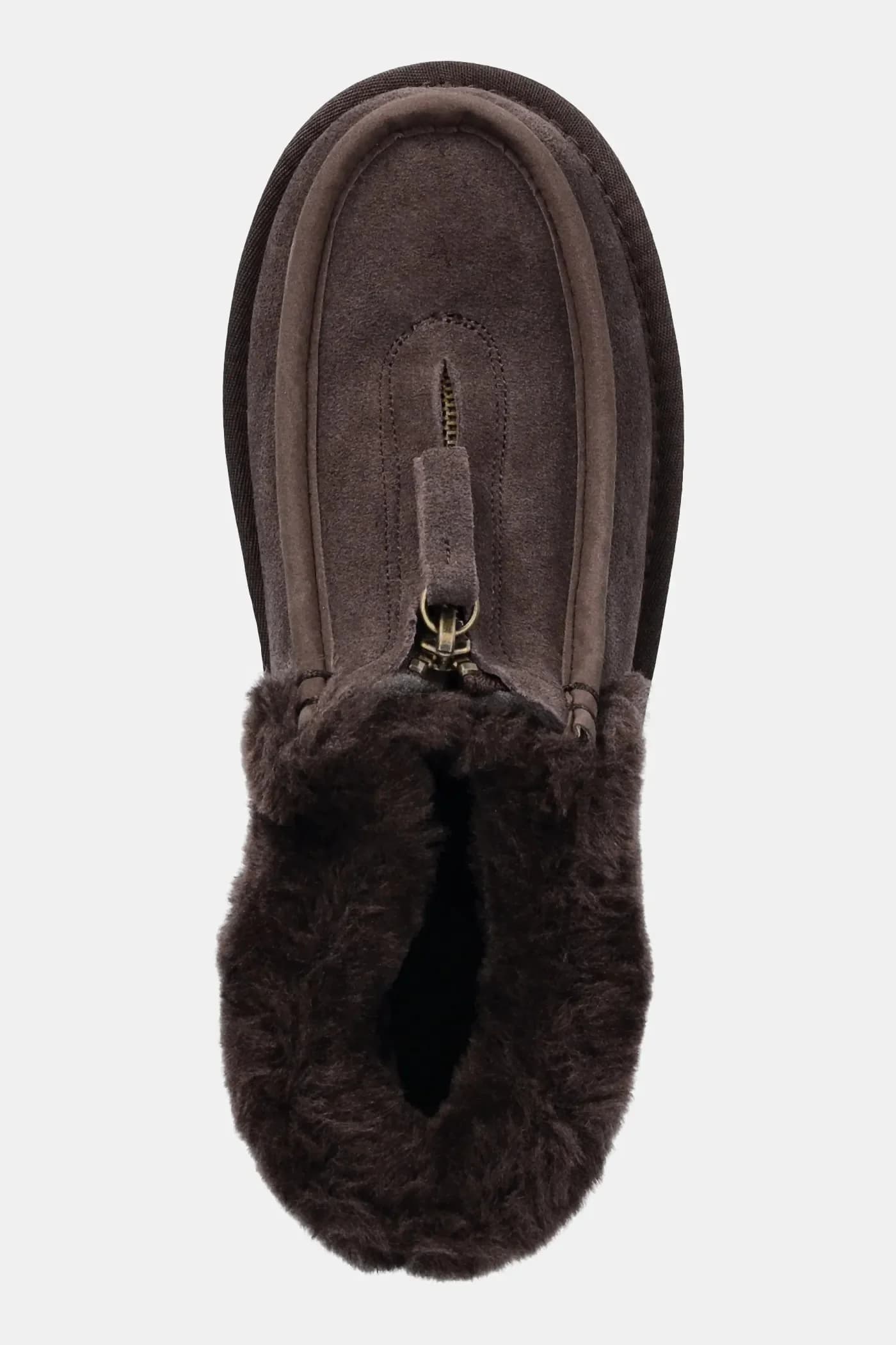 Замшевые зимние ботинки - фото 4