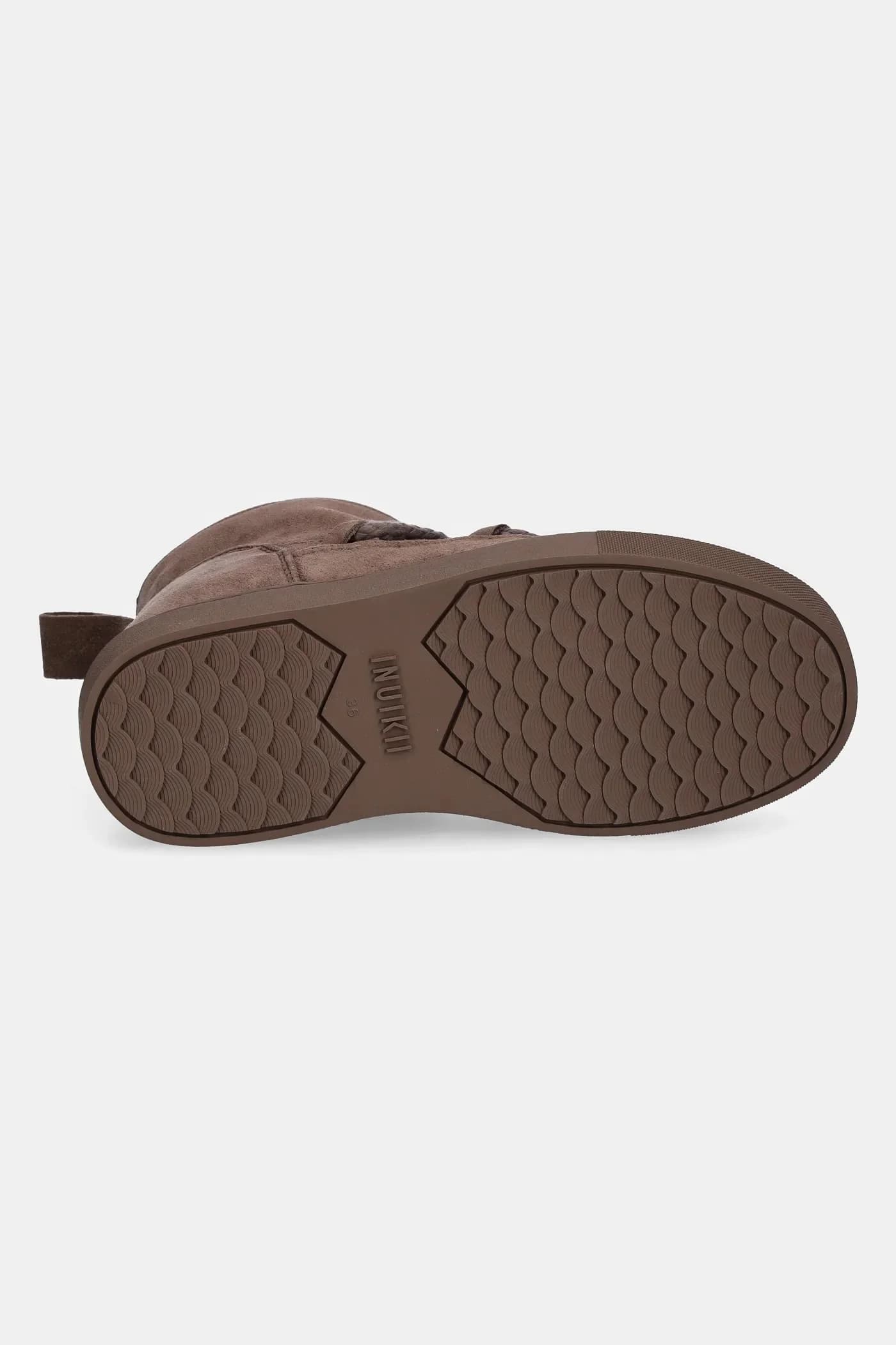 Классические низкие замшевые зимние ботинки - фото 5