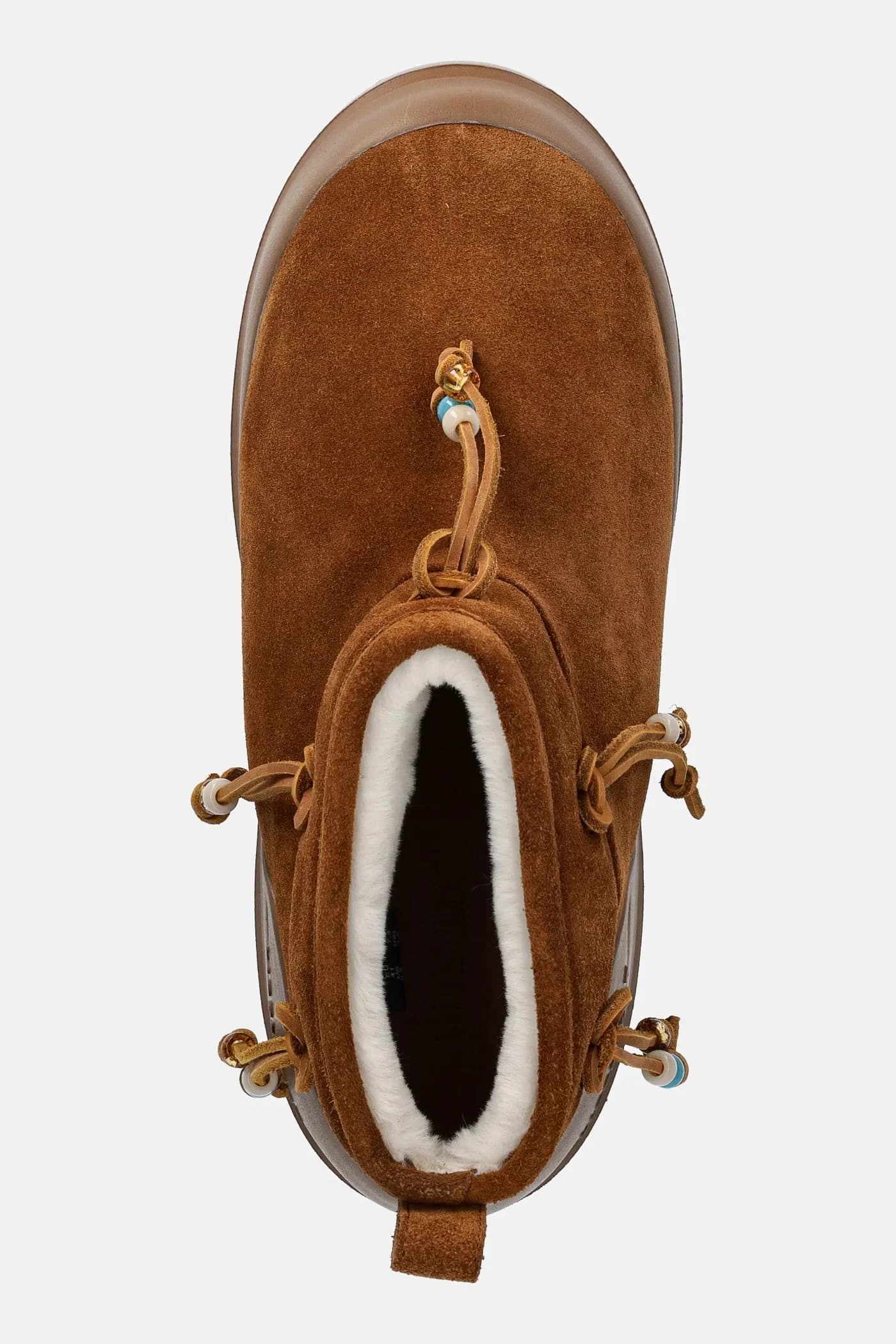 замшевые зимние ботинки MB LUNA LOW SUEDE BEADS - фото 4