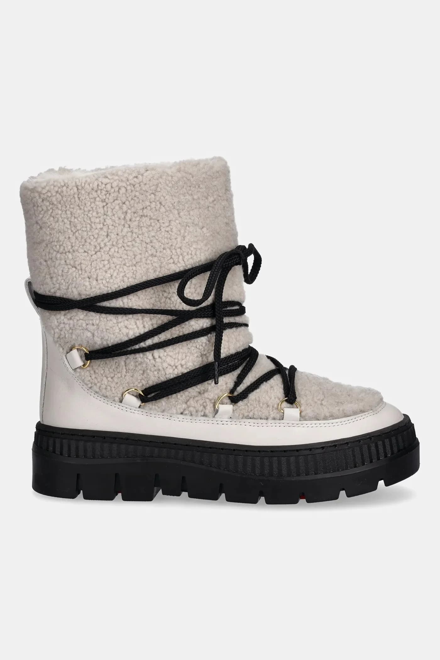 Кожаные зимние ботинки - фото 2