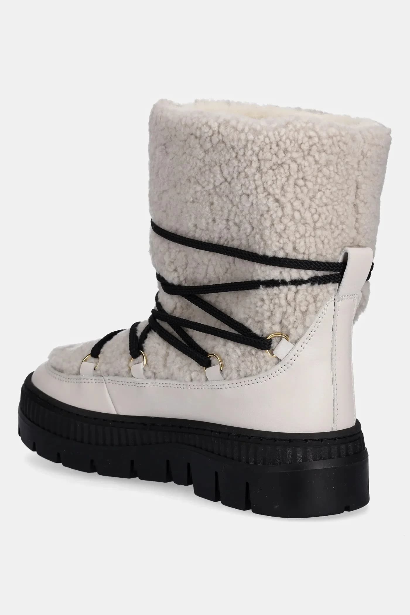 Кожаные зимние ботинки - фото 3