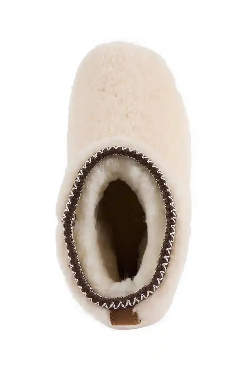 Зимние ботинки Stinger Micro Flatform Teddy из шерсти - фото 5