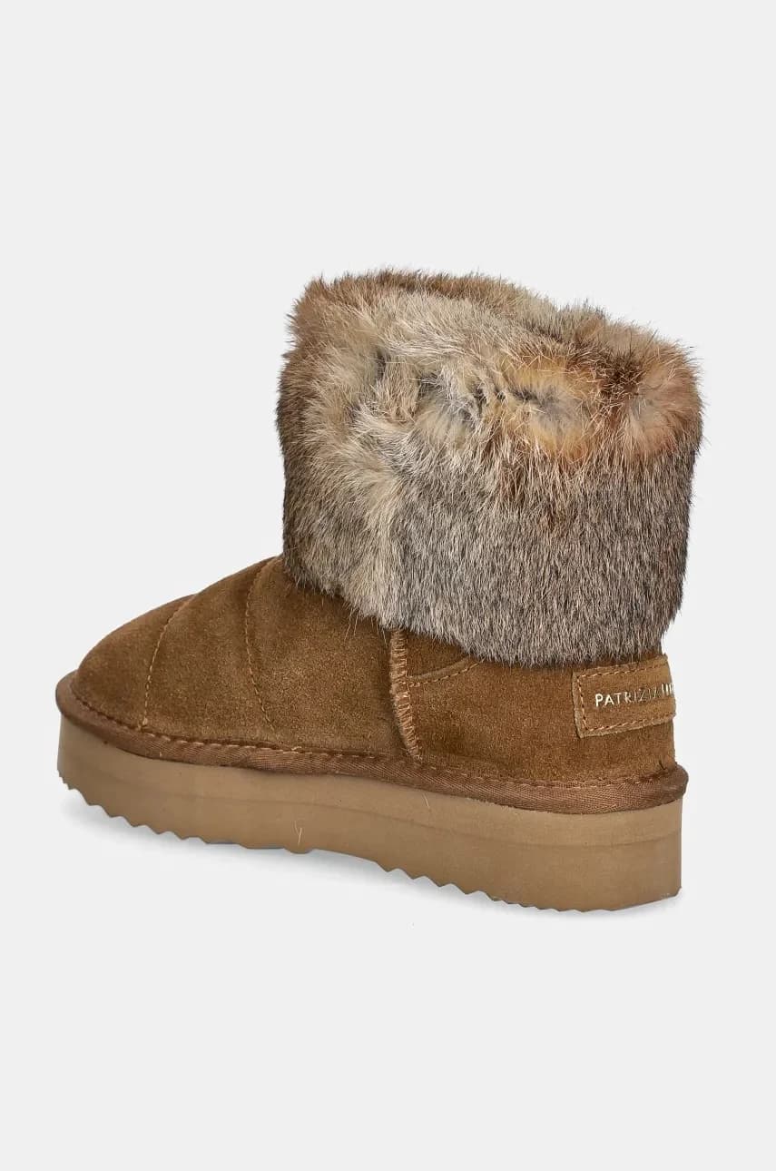 Замшевые зимние сапоги для девочек - фото 3