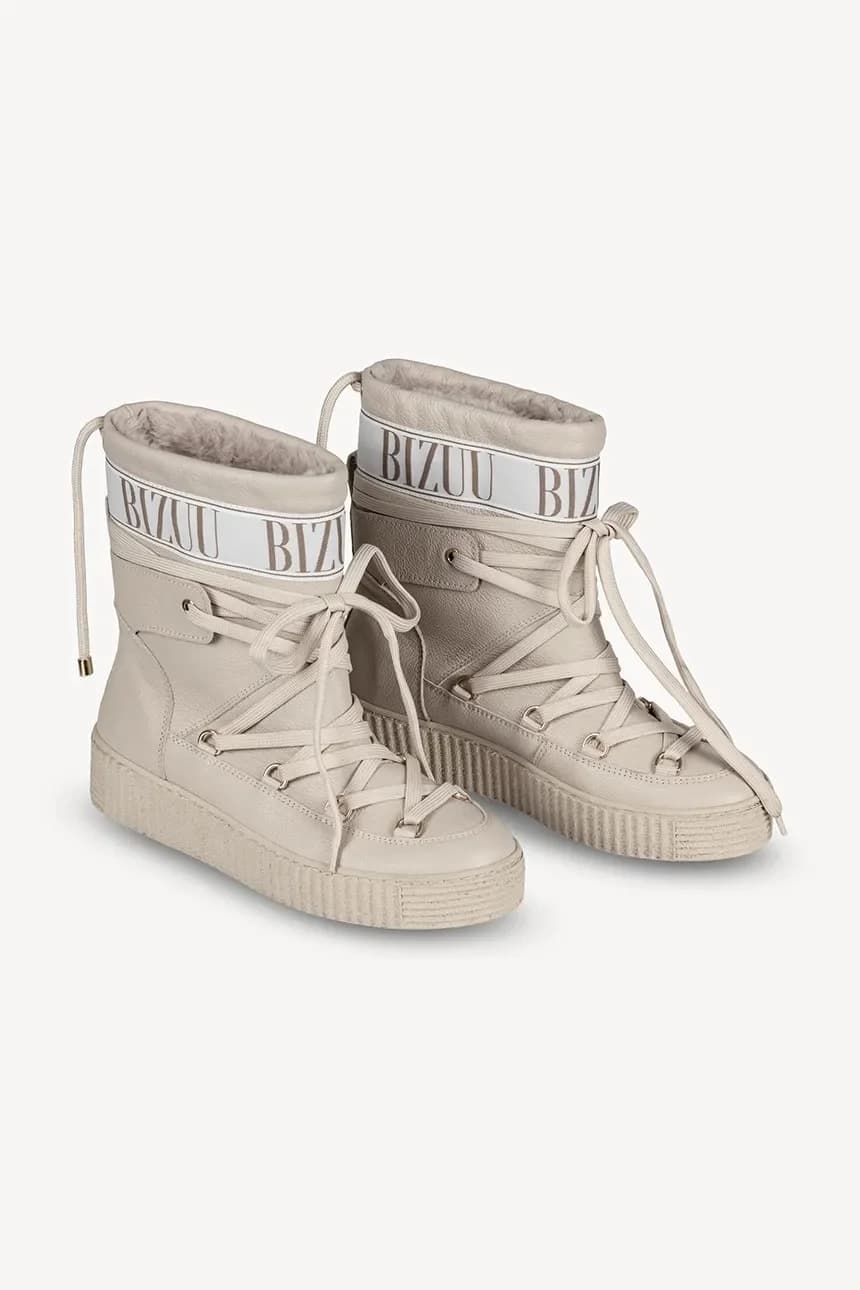 Кожаные зимние ботинки - фото 2