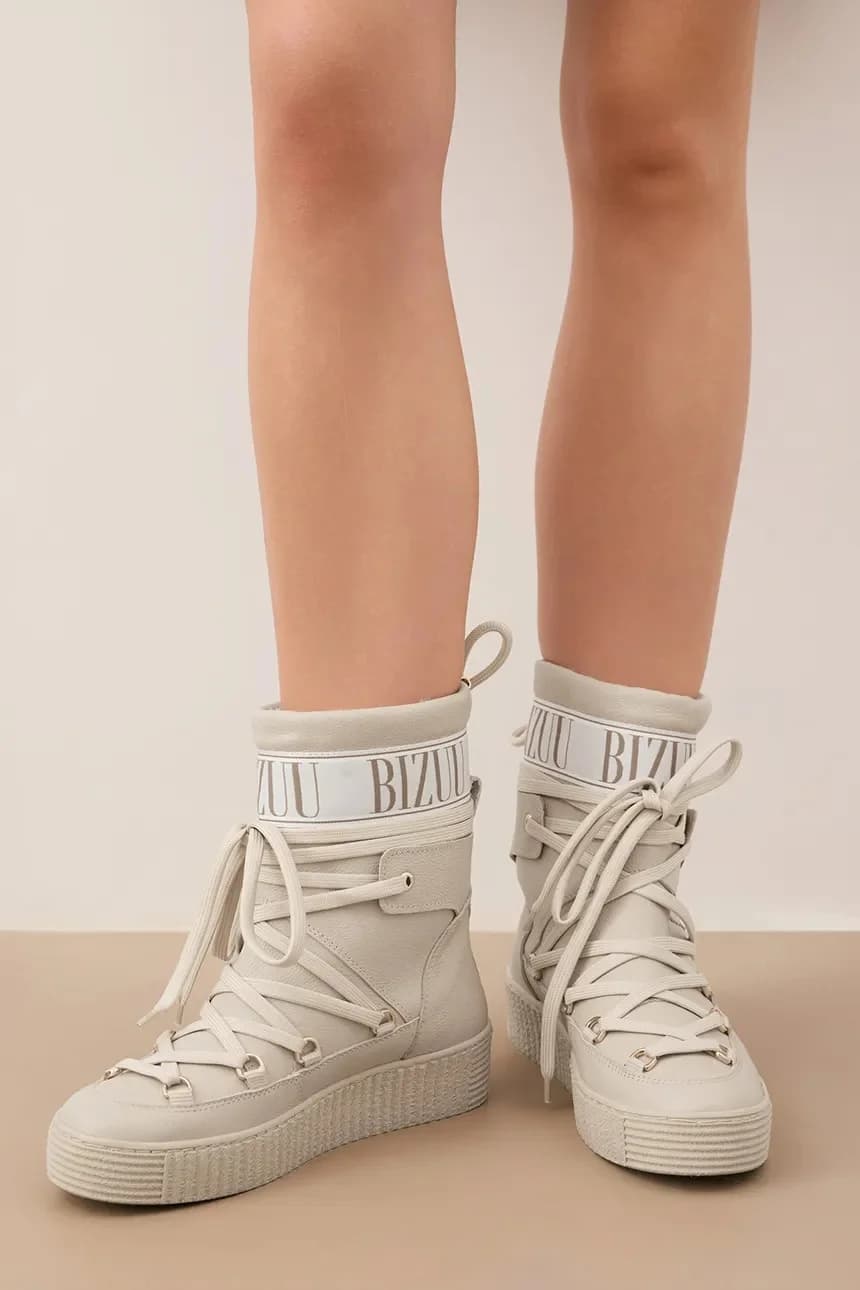 Кожаные зимние ботинки - фото 6