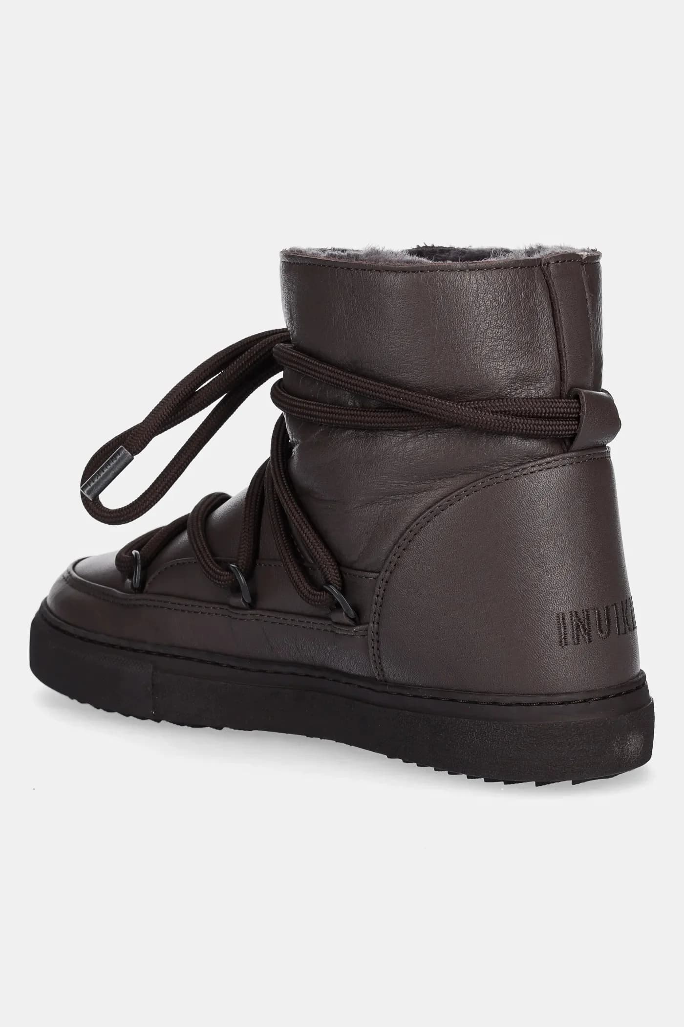 Полные кожаные зимние ботинки - фото 3