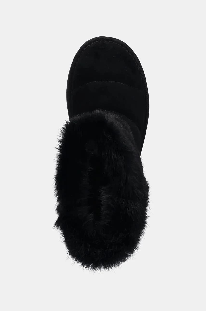 Замшевые зимние сапоги для девочек - фото 4