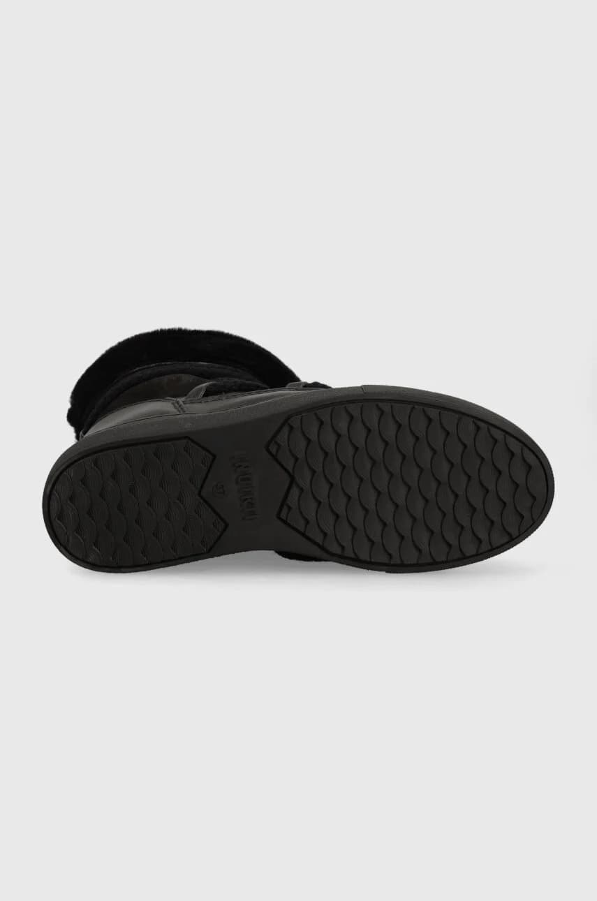 Классические высокие кожаные зимние ботинки - фото 5