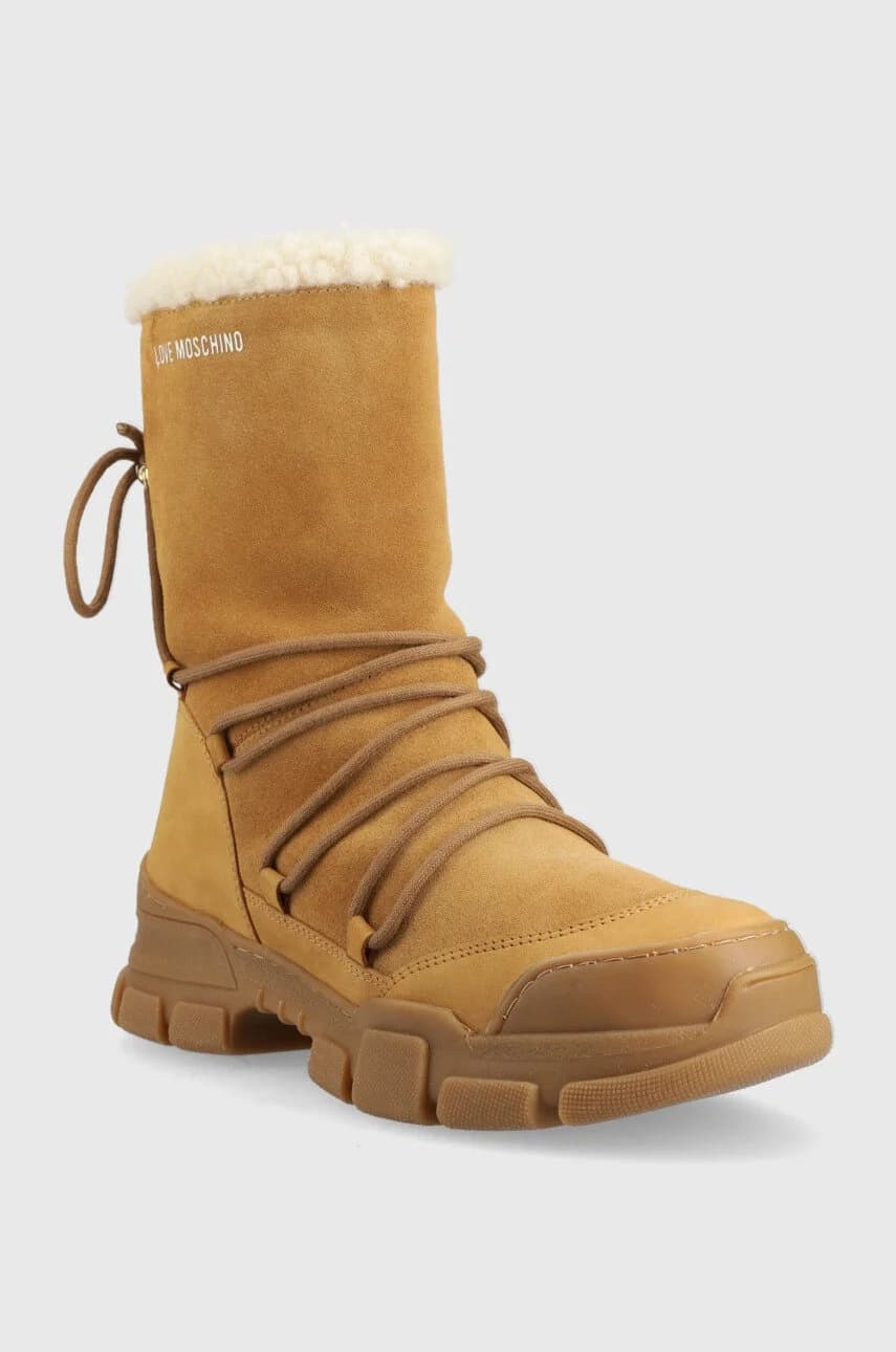 Замшевые зимние ботинки - фото 2