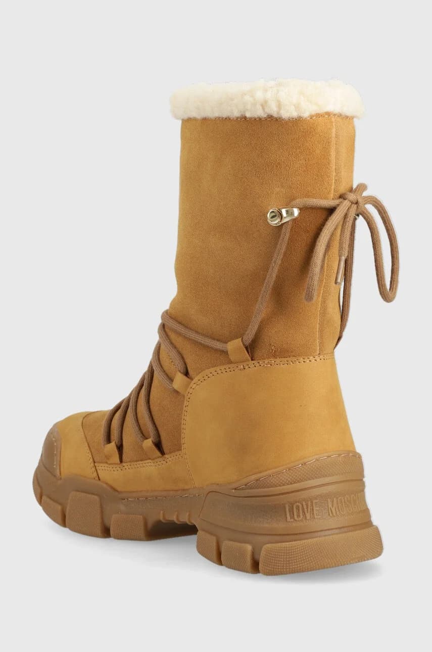 Замшевые зимние ботинки - фото 3