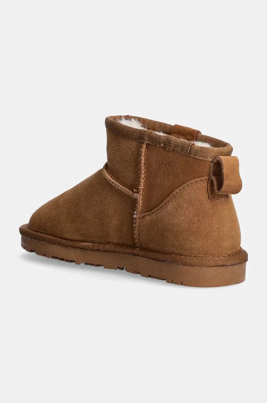 Замшевые зимние сапоги для девочек - фото 3