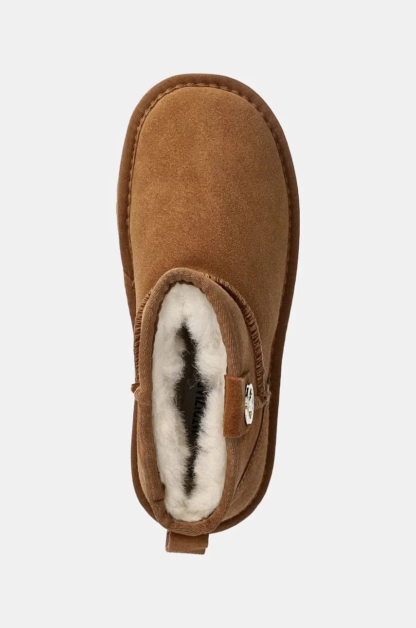 Замшевые зимние сапоги для девочек - фото 4