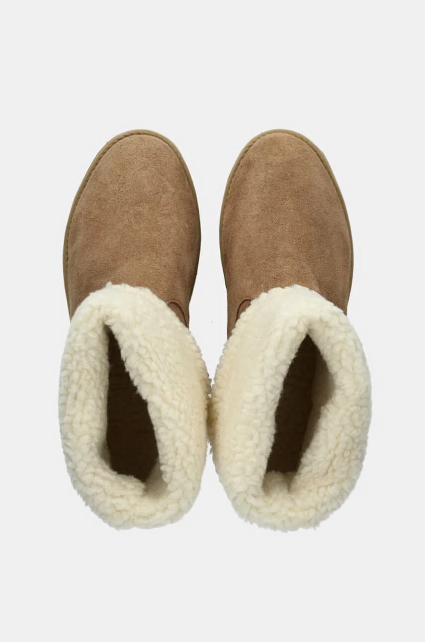 Замшевые зимние ботинки - фото 5