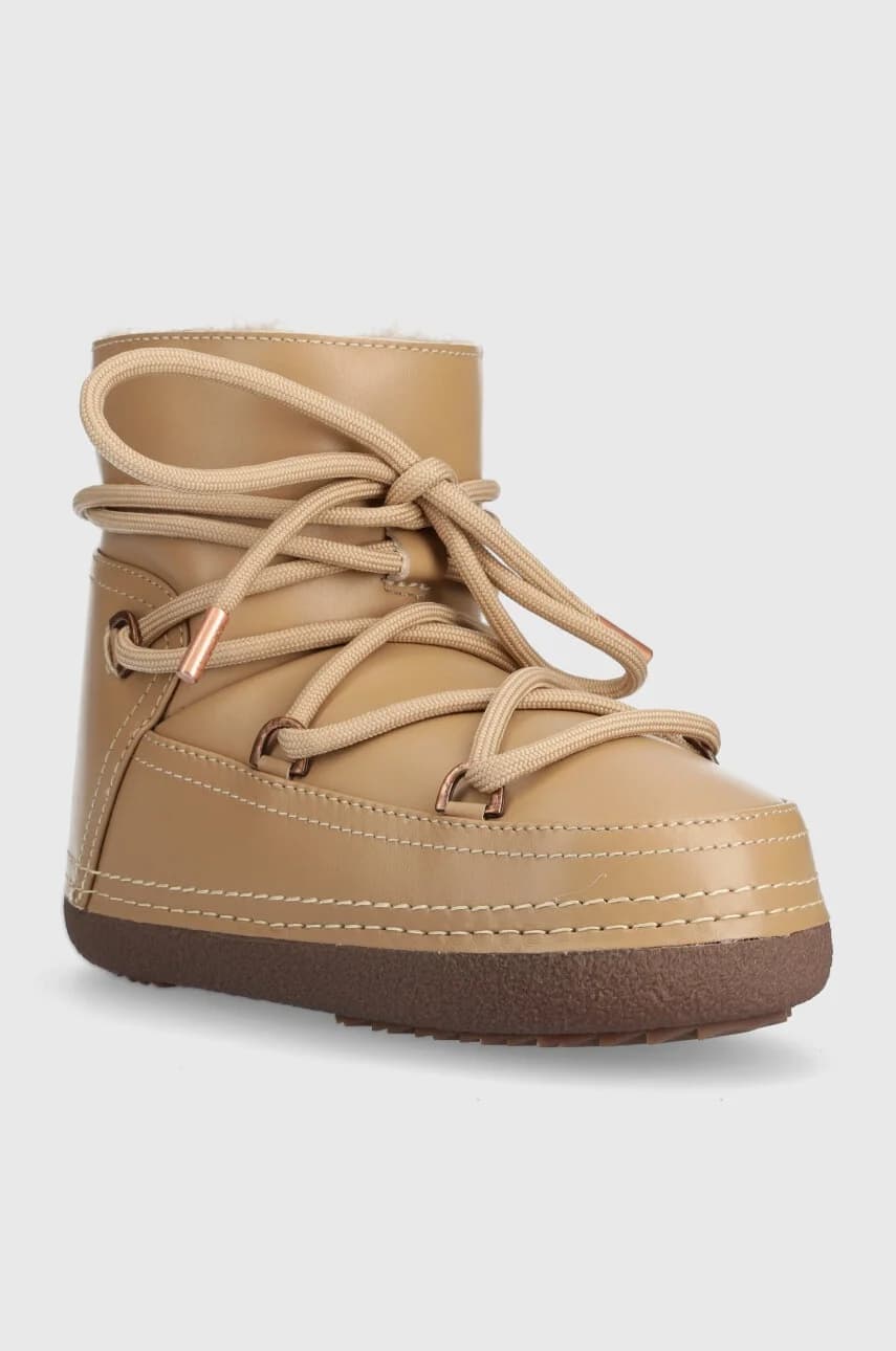 Полные кожаные зимние ботинки - фото 2