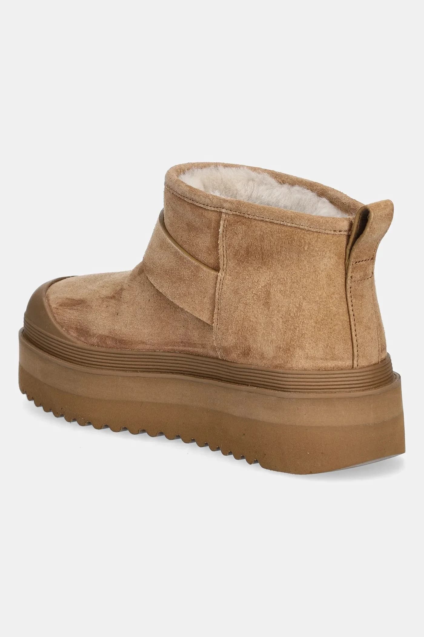 замшевые зимние ботинки Mellow Shearling Platform Boot - фото 3