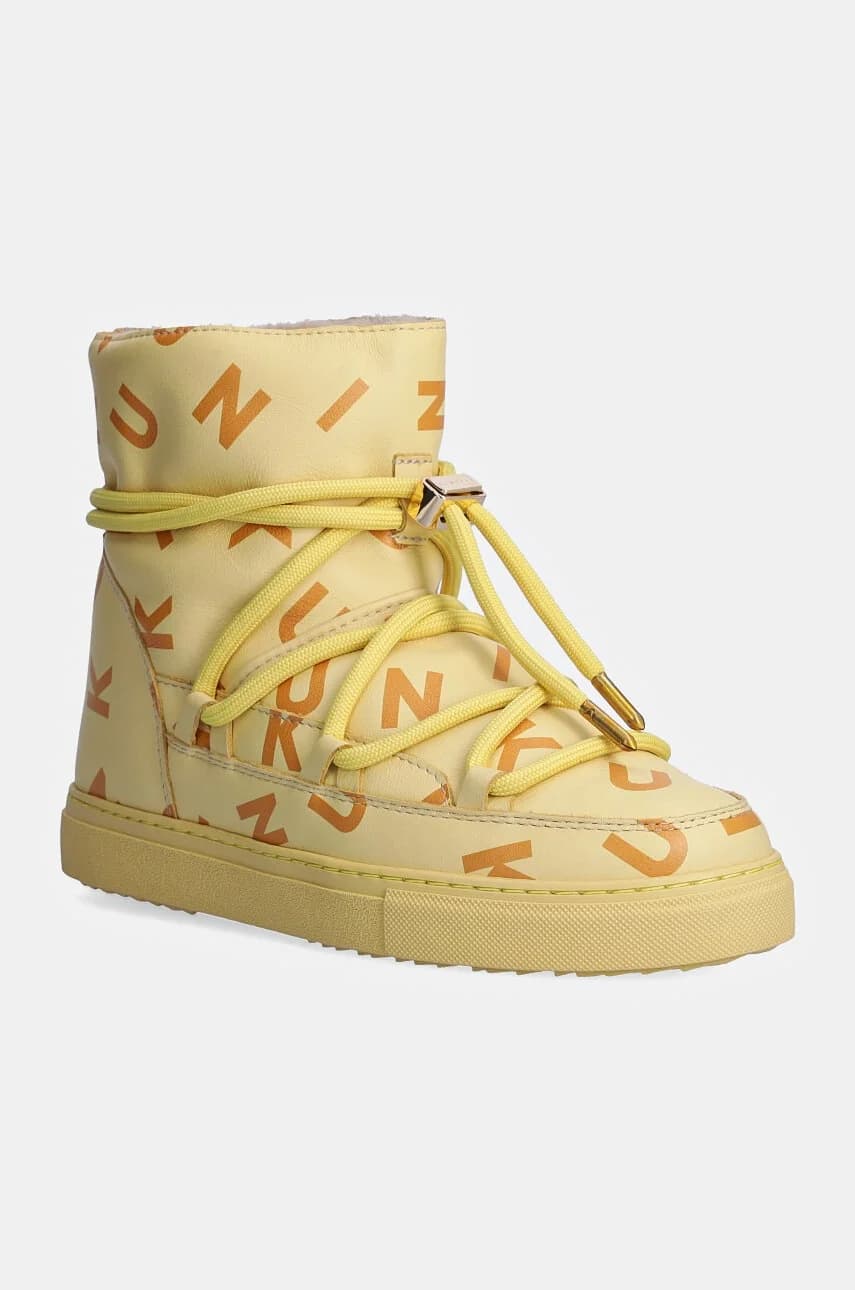 Детские зимние ботинки ПОЛНОСТЬЮ КОЖАНЫЙ ПРИНТ