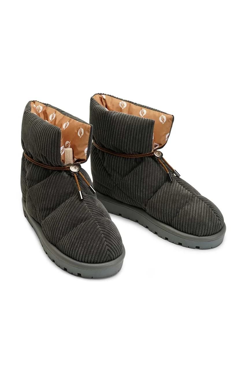 Вельветовые зимние ботинки - фото 2